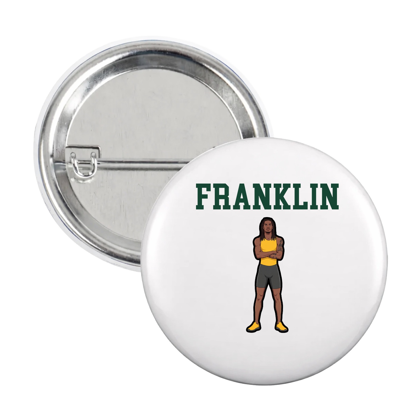 Game Day Button — Shirsey in White