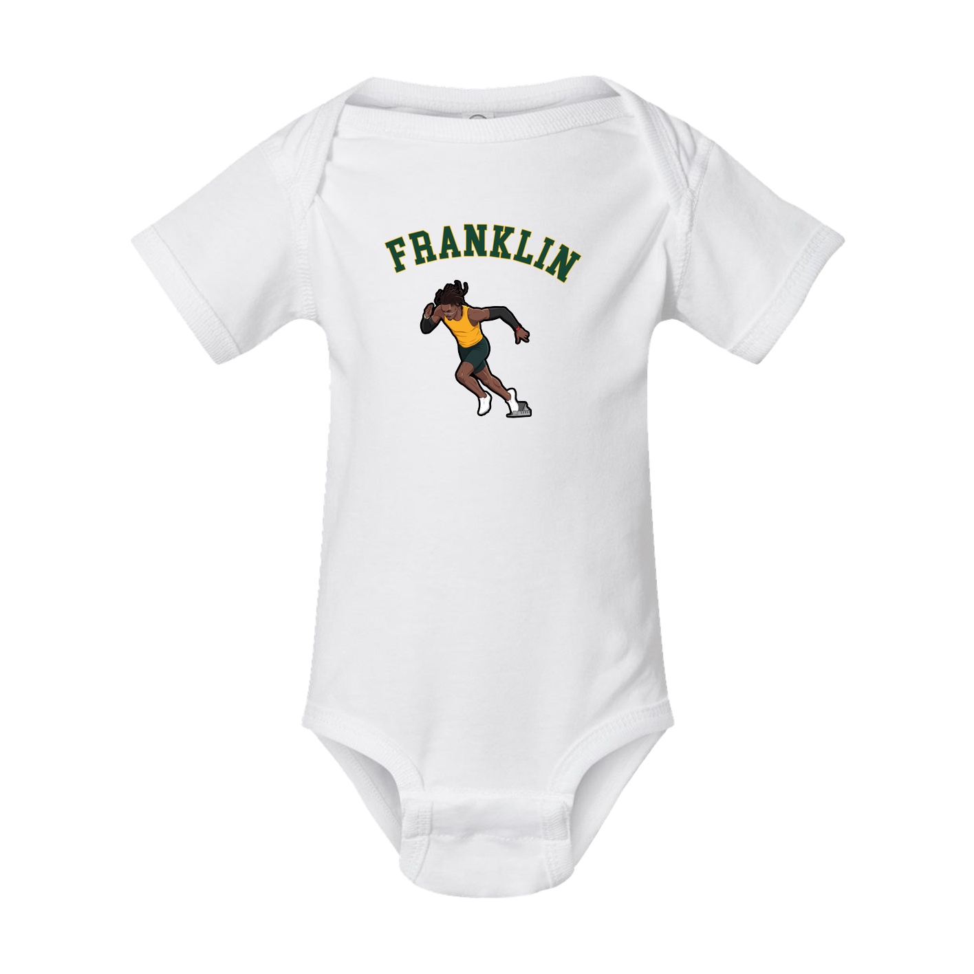 Baby Onesie — Shirsey Arch in White