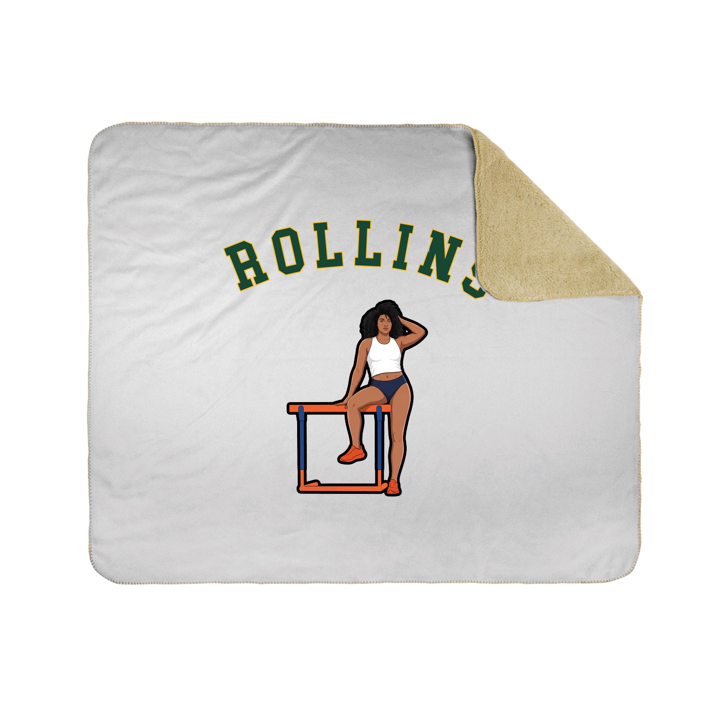 Throw Blanket — Shirsey Arch in White