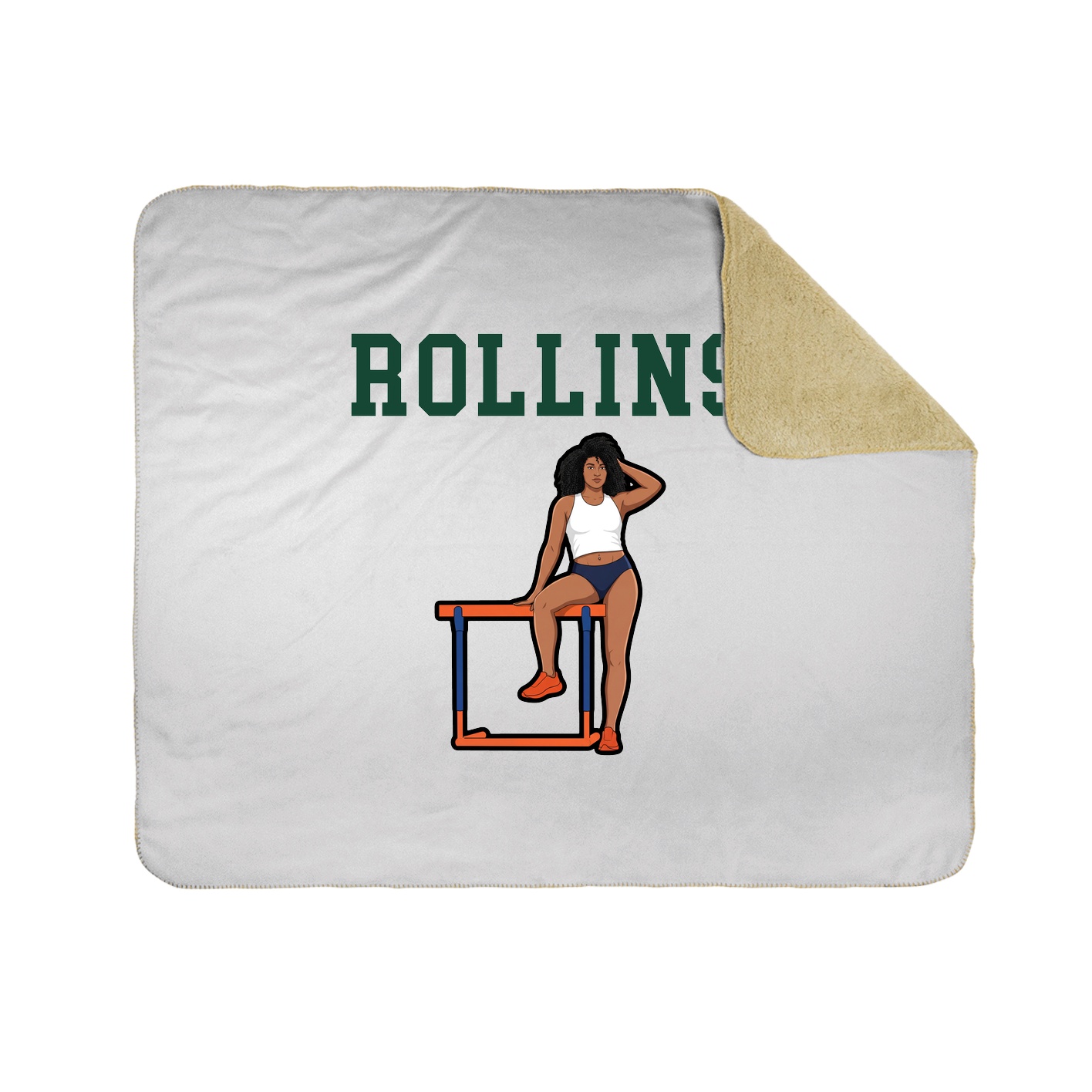 Throw Blanket — Shirsey in White