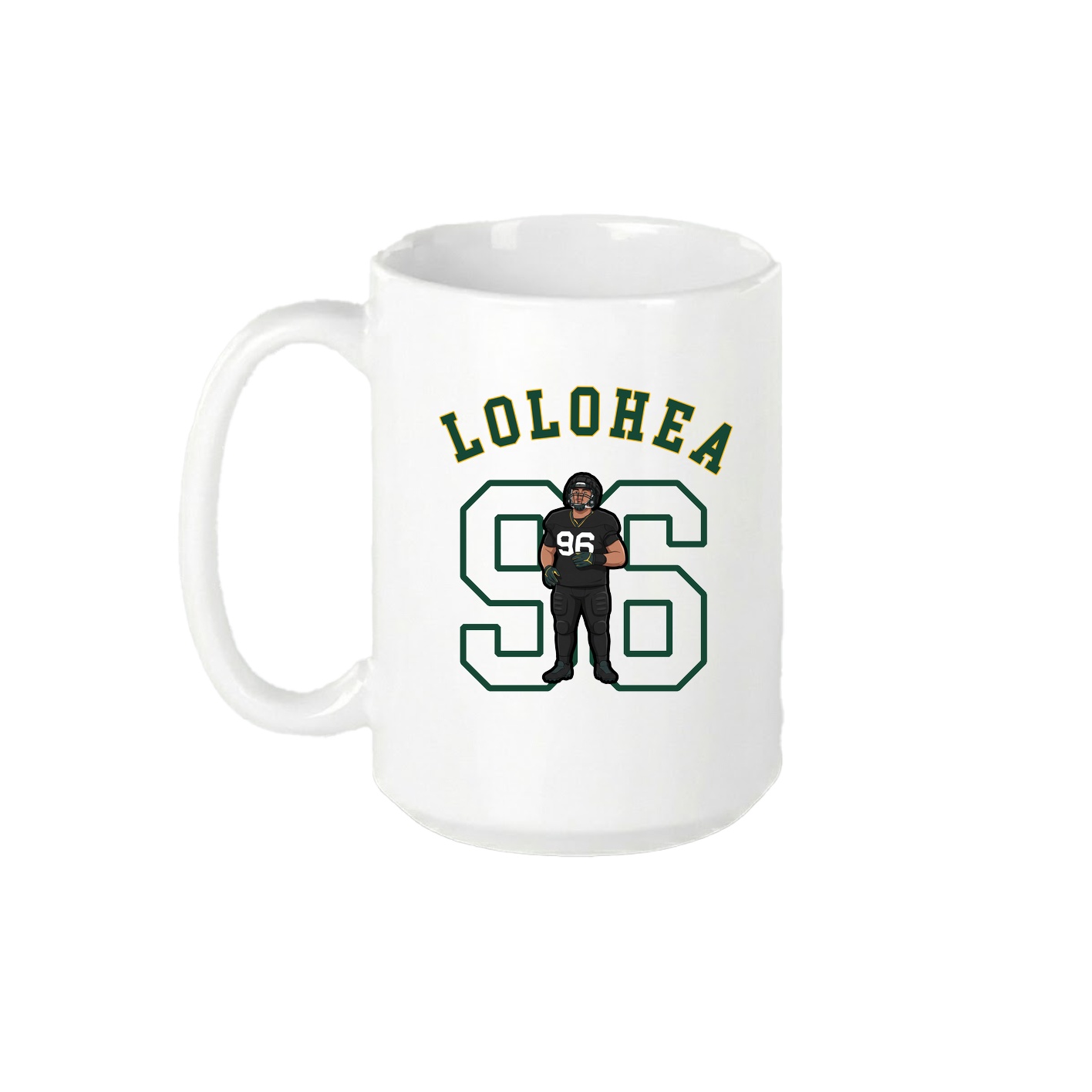 15oz Coffee Mug — Shirsey Arch in White