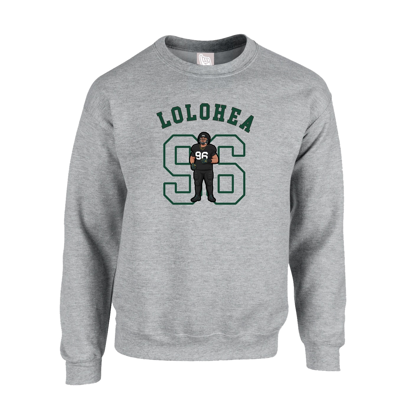 Fleece Crew — Shirsey Arch in Grey