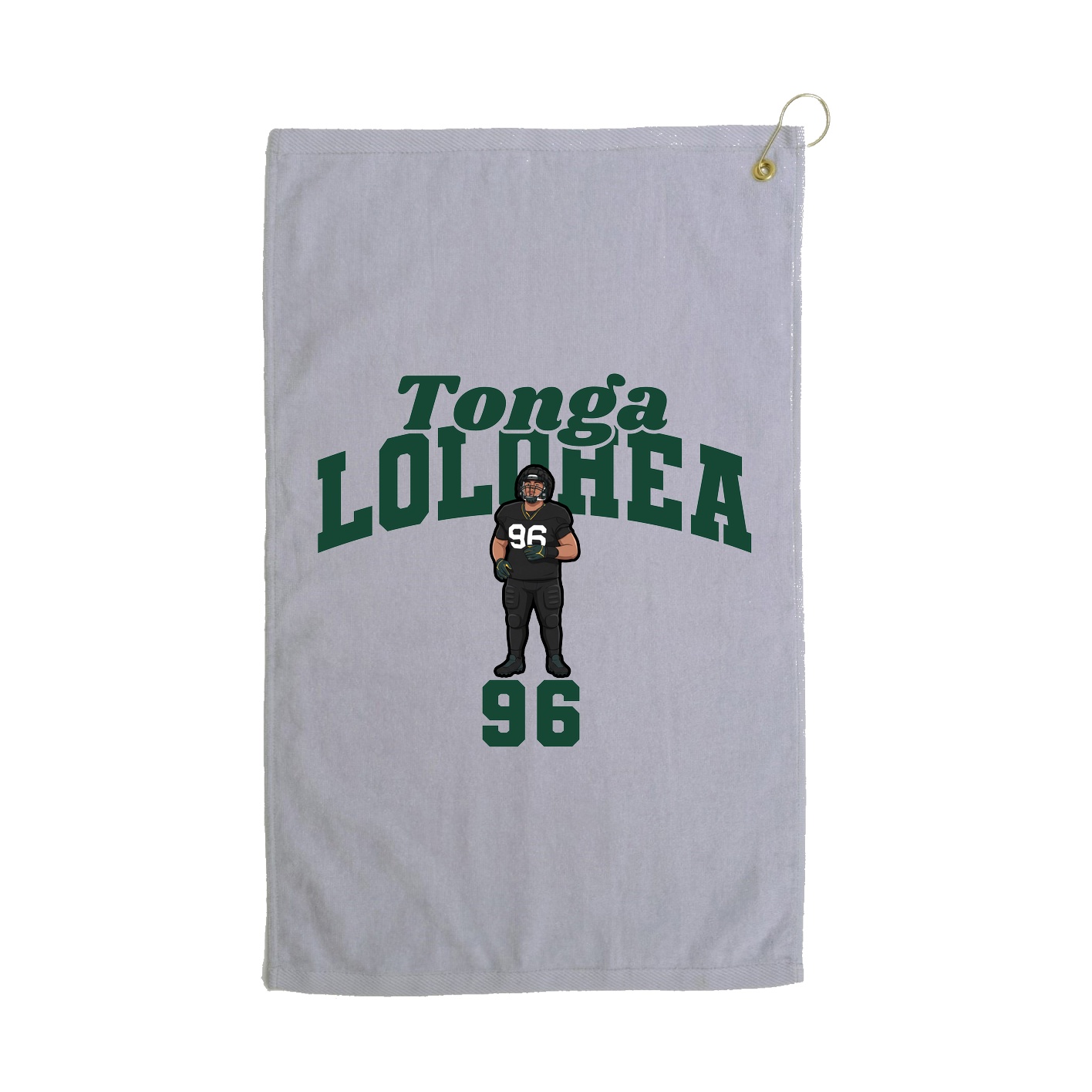 Golf Towel — Signature Arch in Grey