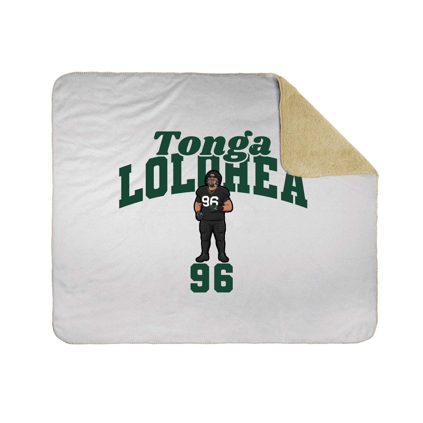 Throw Blanket — Signature Arch in White