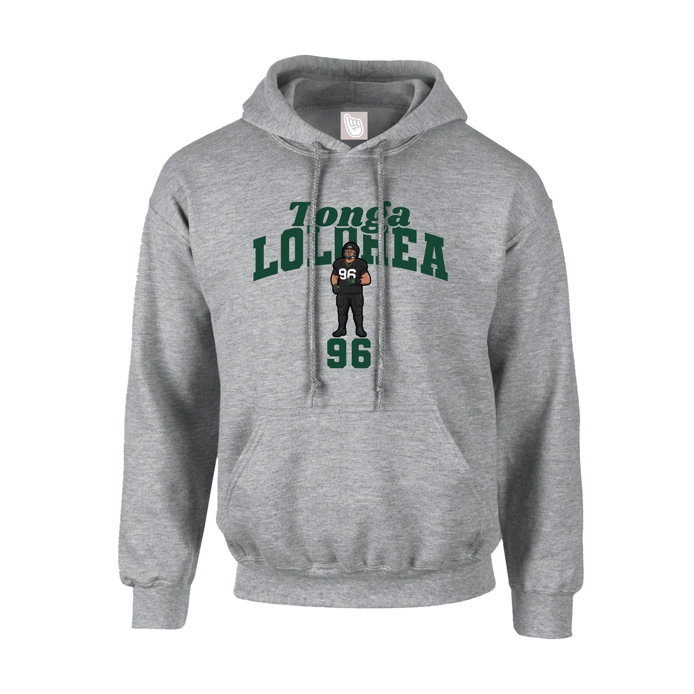 Hoodie — Signature Arch in Grey
