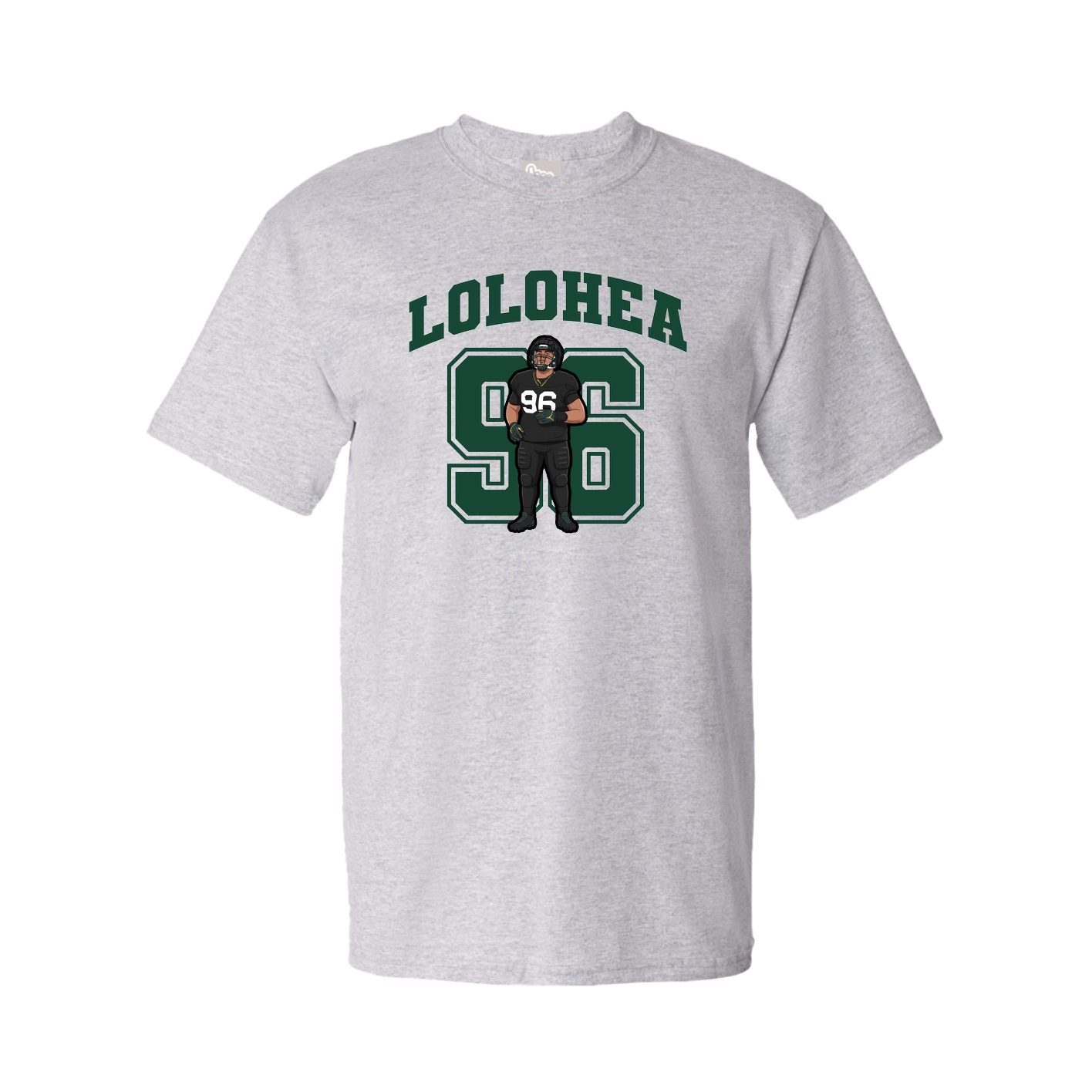 Youth Tee — Number in Grey