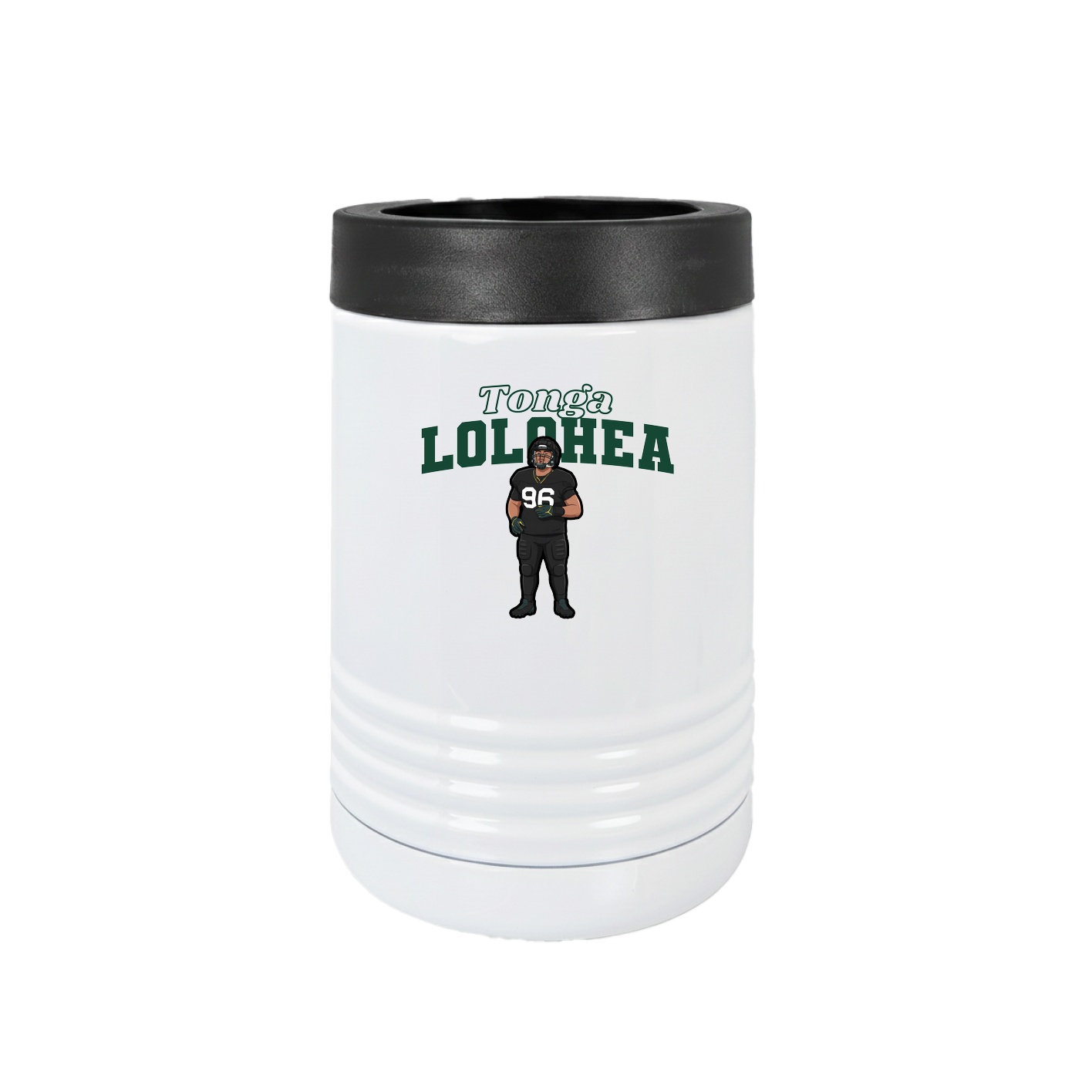 Beverage Holder — Name Arch in White