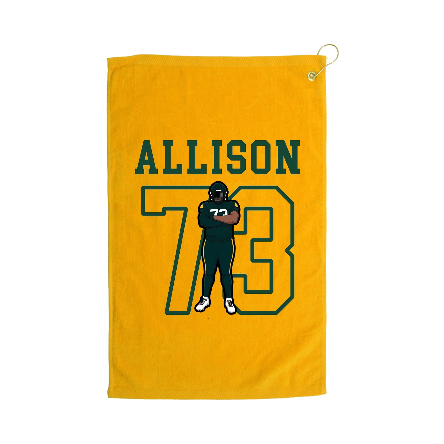 Golf Towel — Shirsey in Gold
