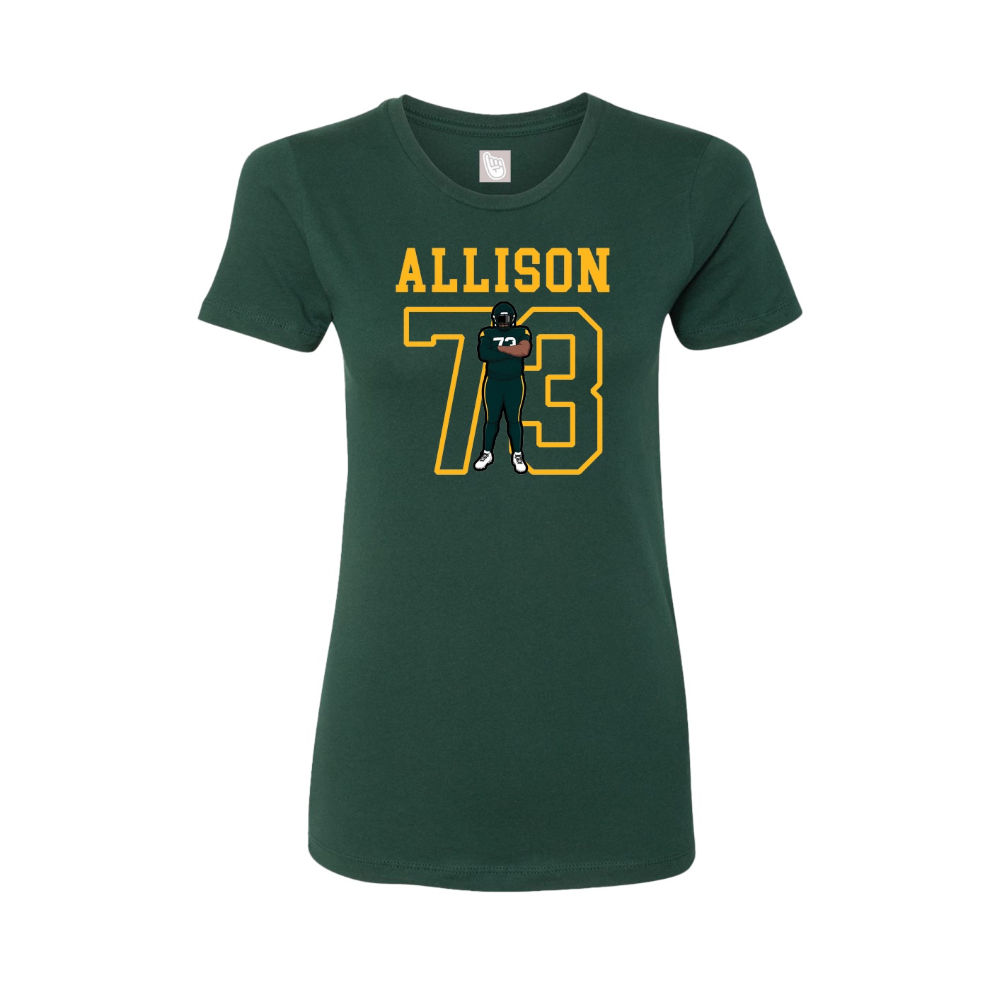 Fitted Women's Tee — Shirsey in Green