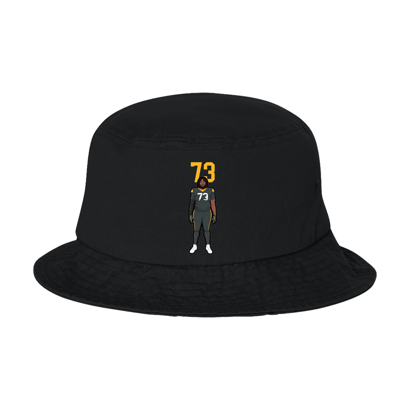 Bucket Cap — Number Top in Black