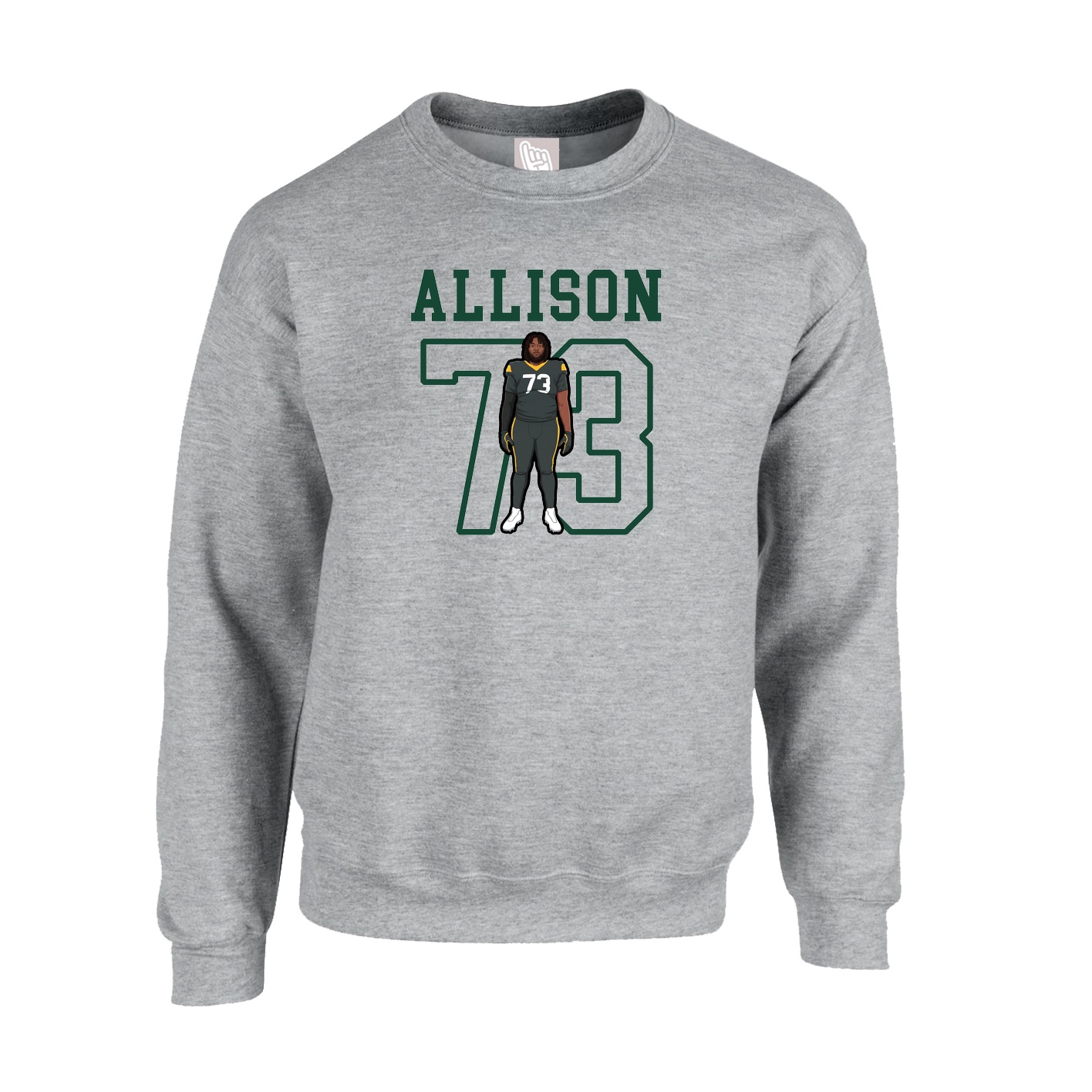Fleece Crew — Shirsey in Grey