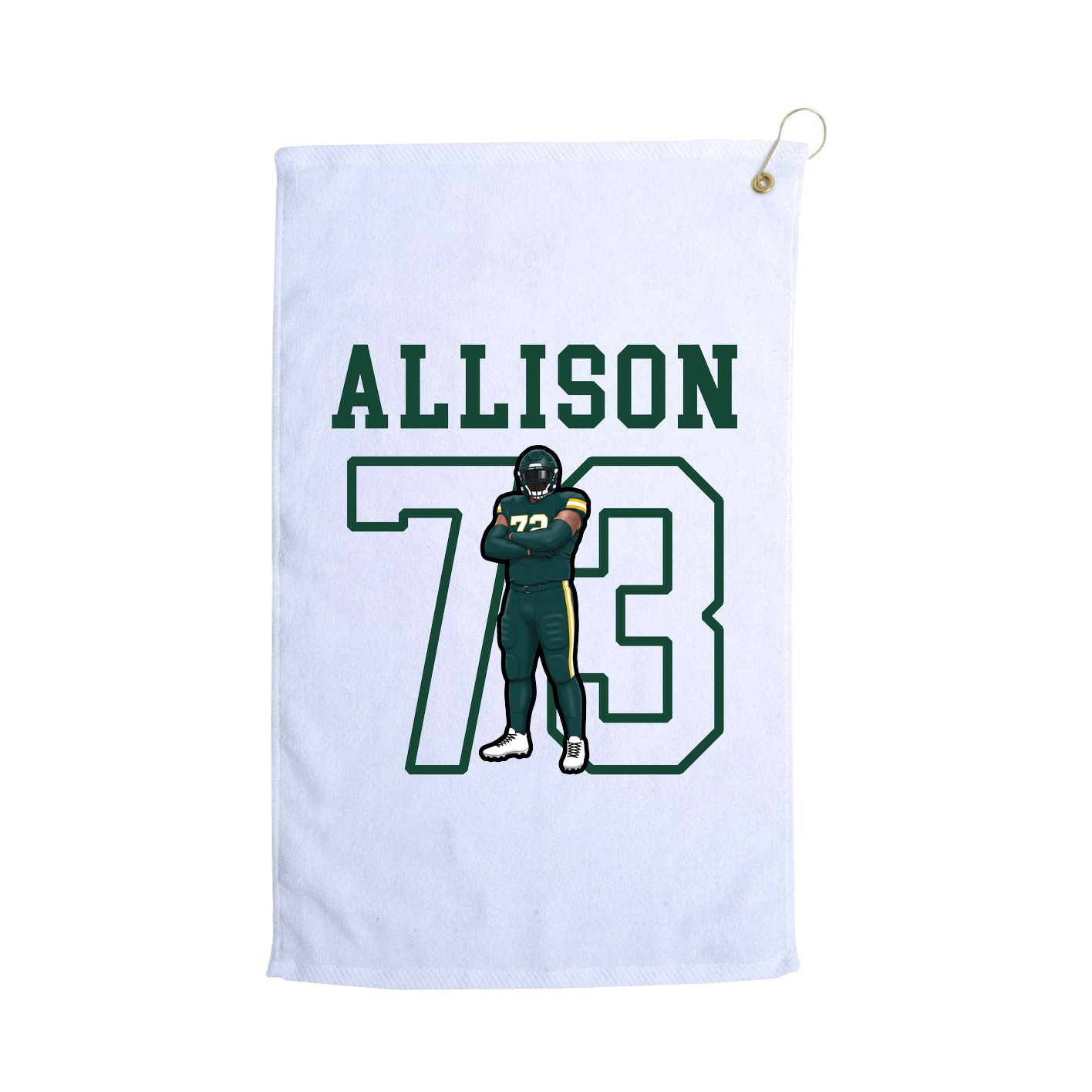 Golf Towel — Shirsey in White