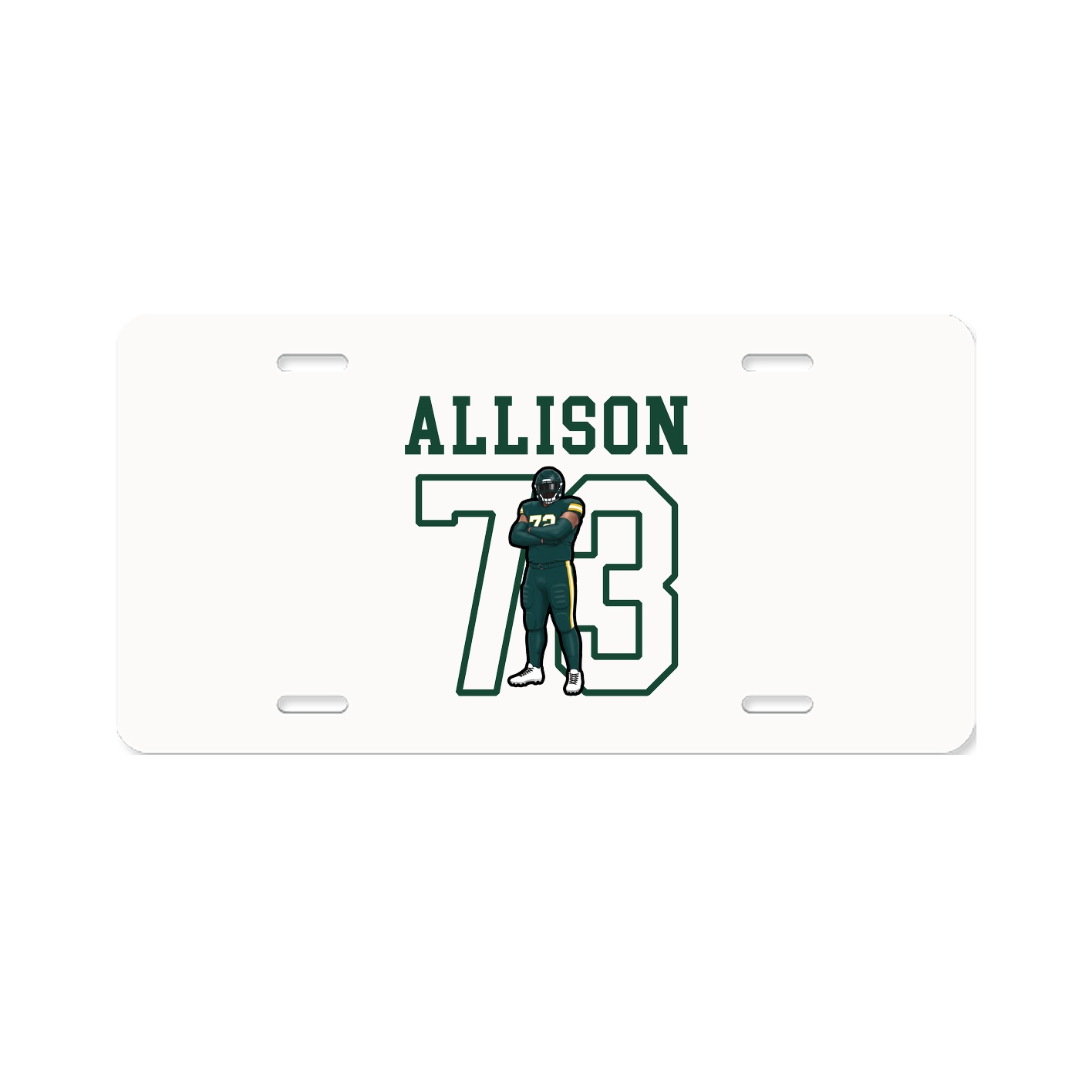 License Plate — Shirsey in Classic