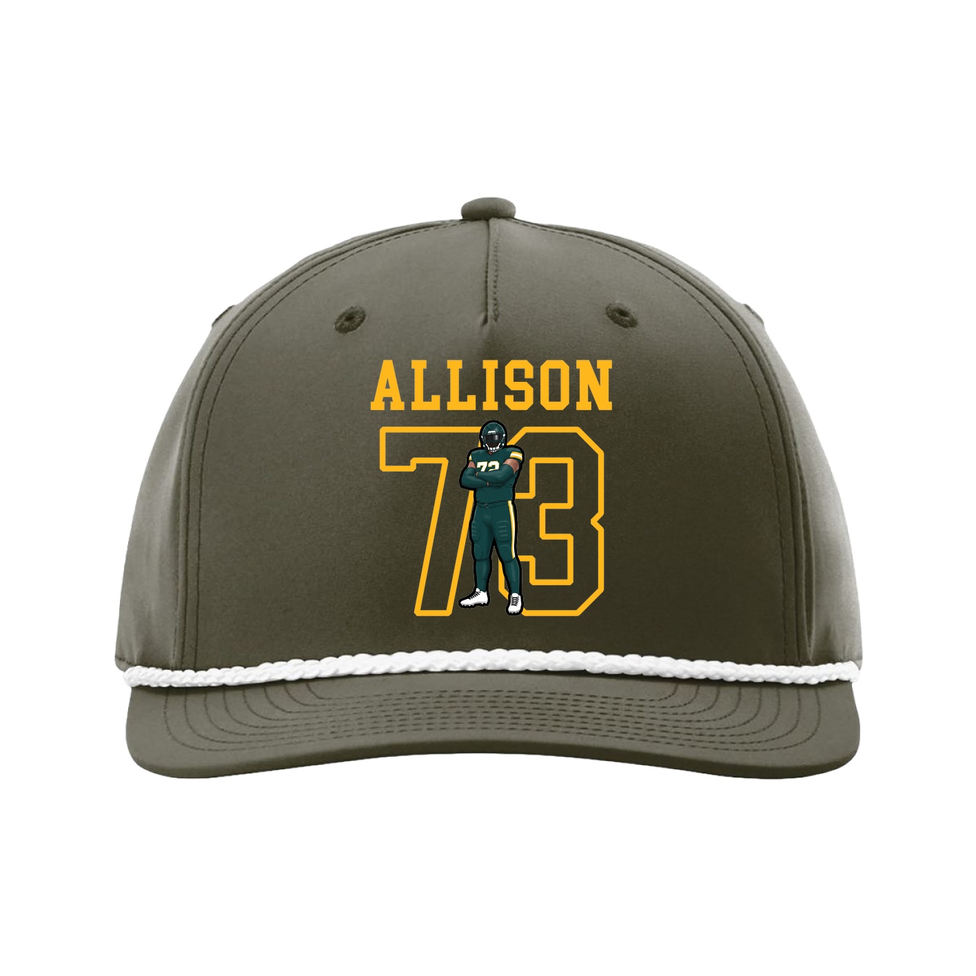 Five-Panel Classic Rope Cap — Shirsey in Green