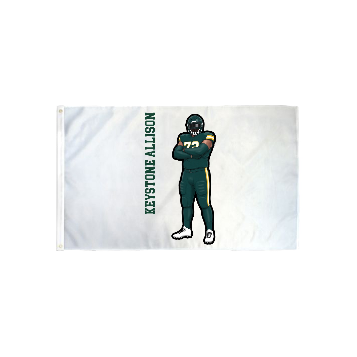 3x5 Flag — Name Vertical in Classic