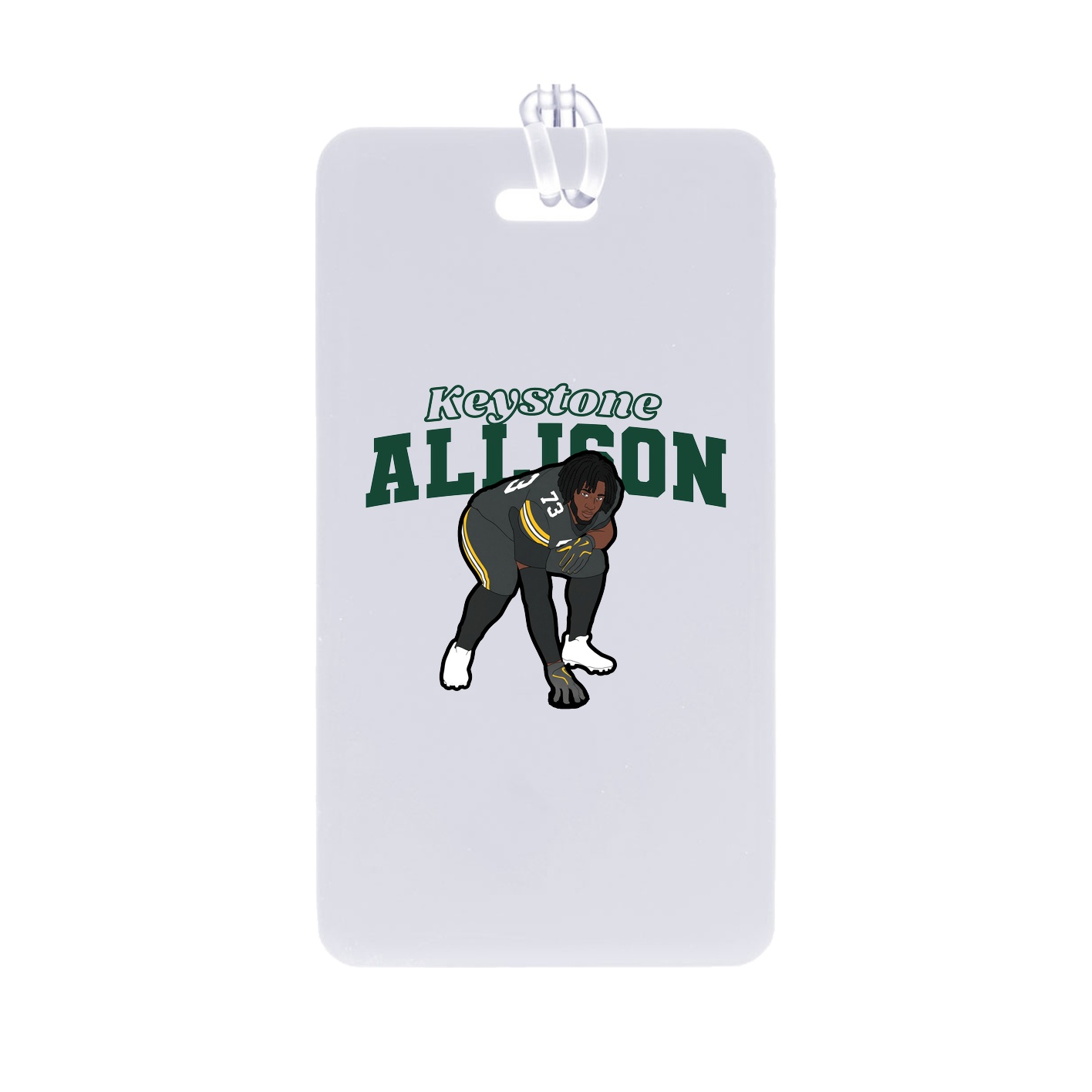 Bag Tag — Name Arch in Classic
