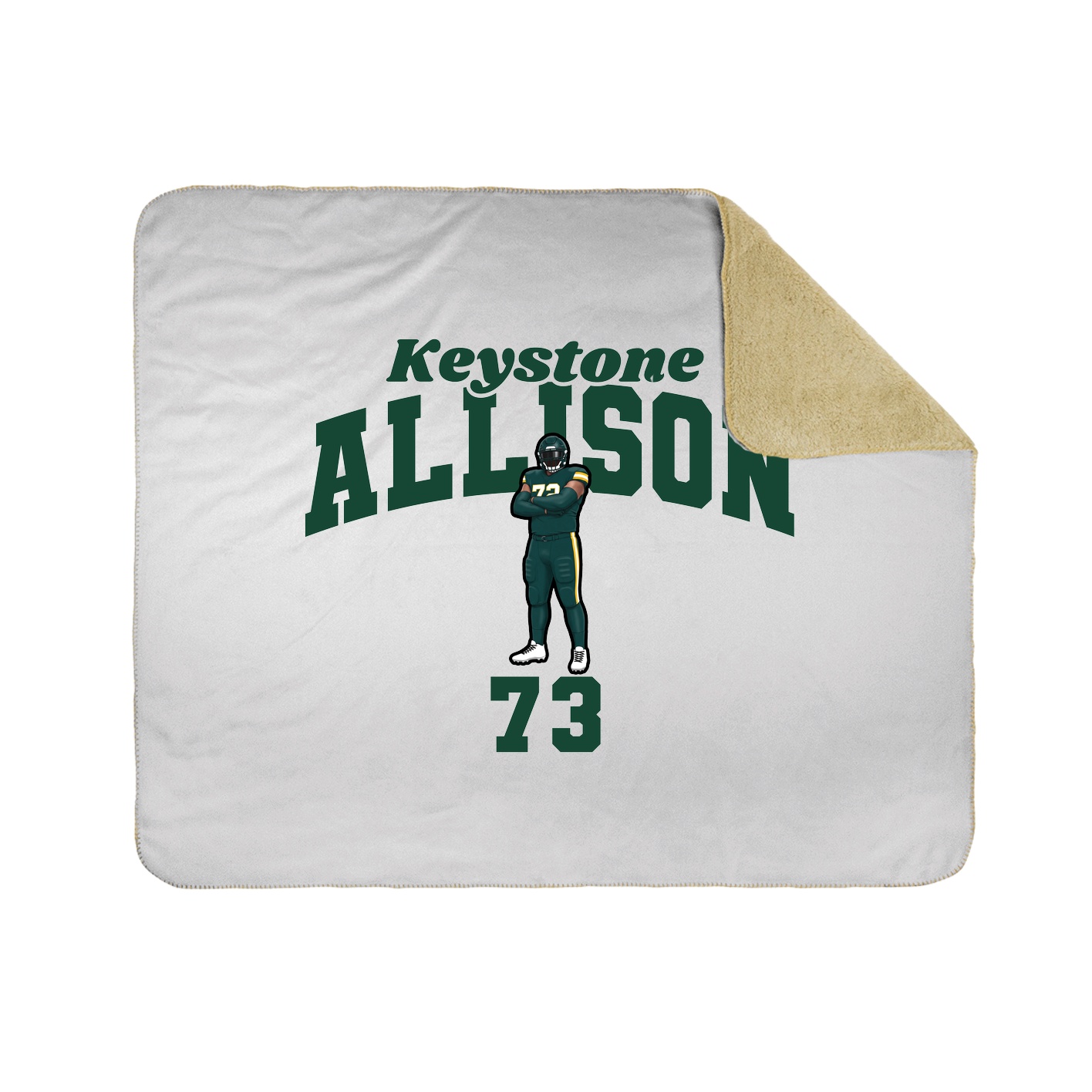 Throw Blanket — Signature Arch in White