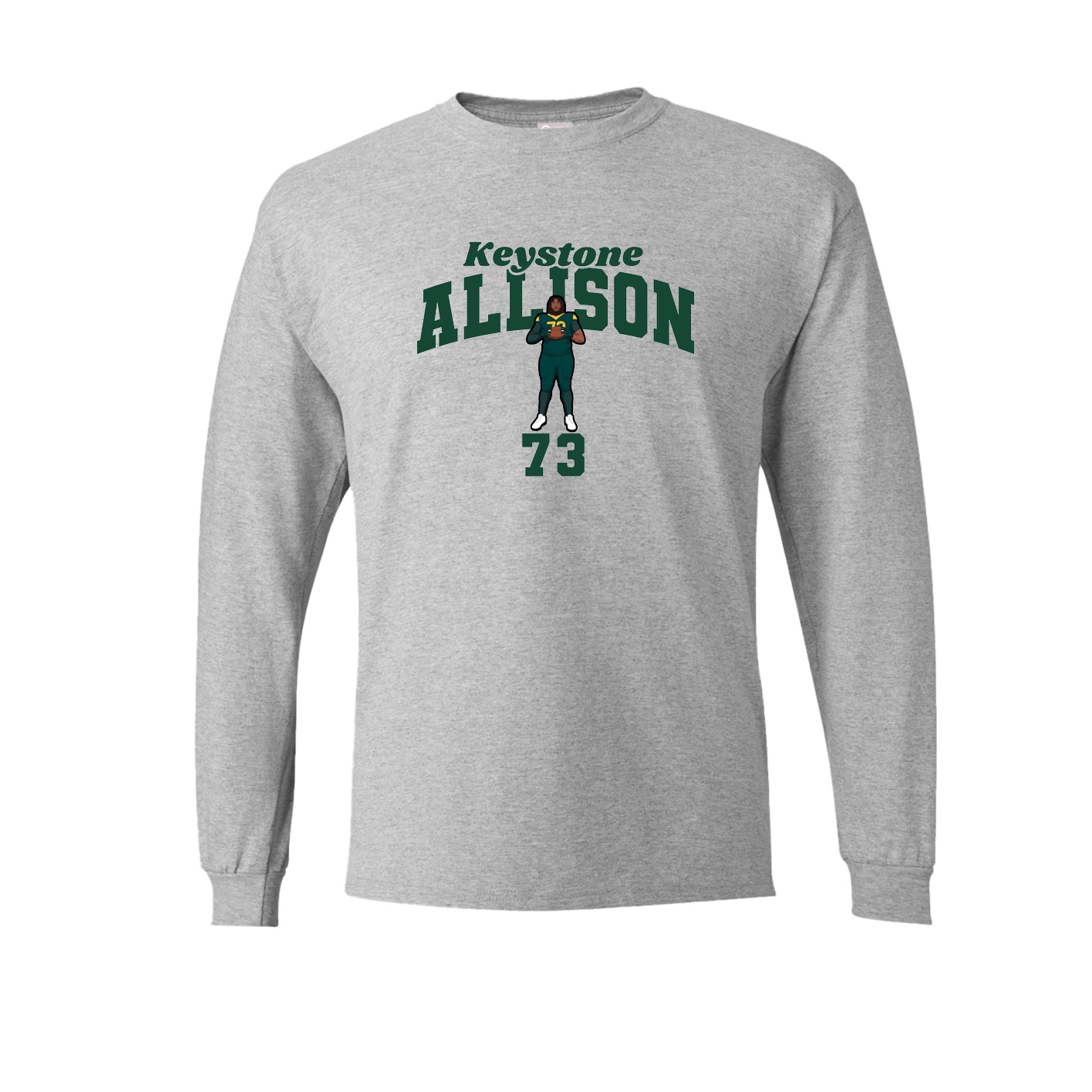 Long Sleeve Tee — Signature Arch in Grey