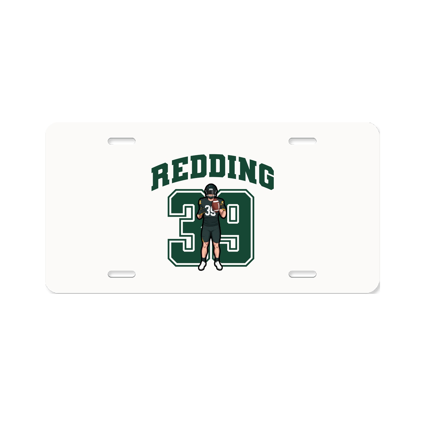 License Plate — Number in Classic
