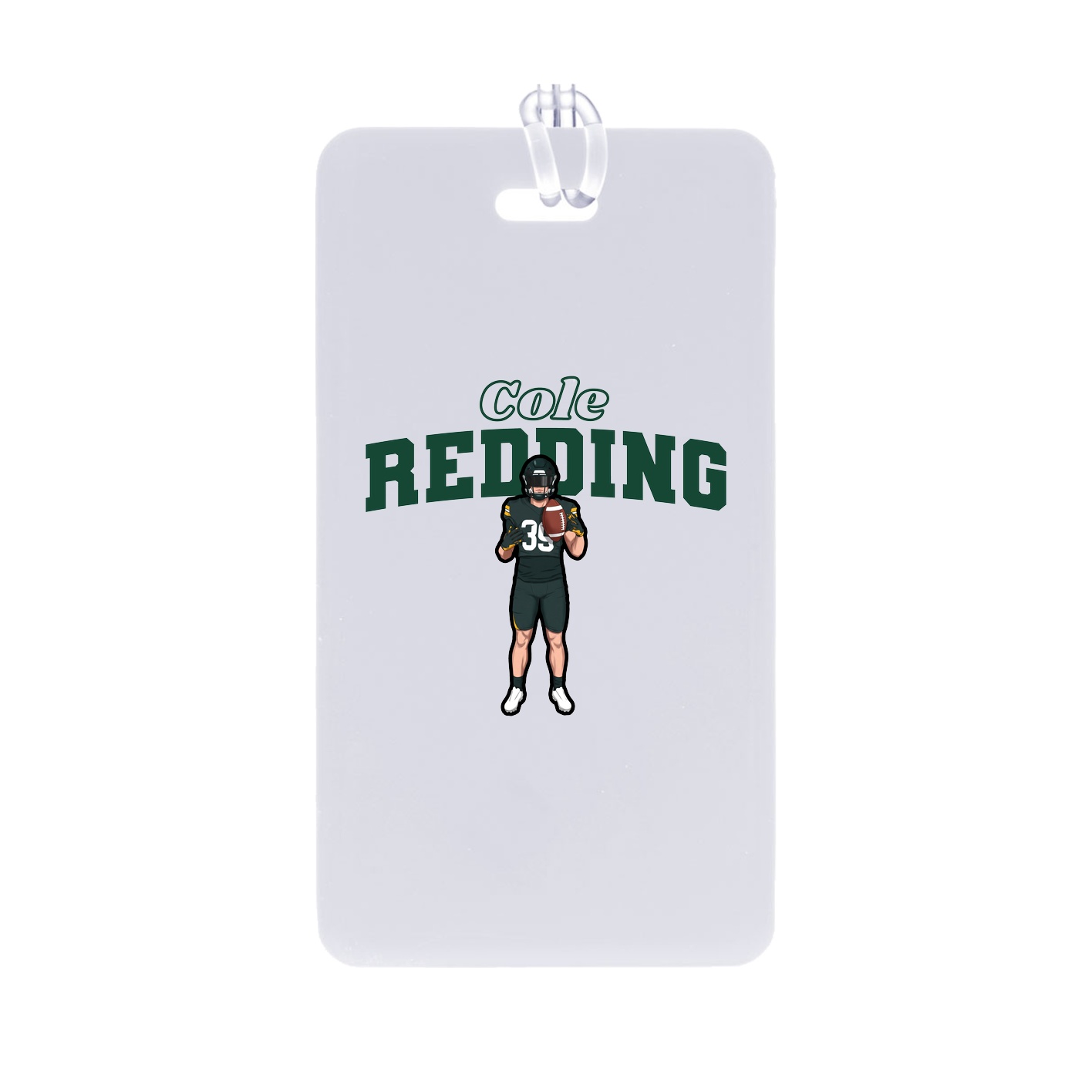 Bag Tag — Name Arch in Classic
