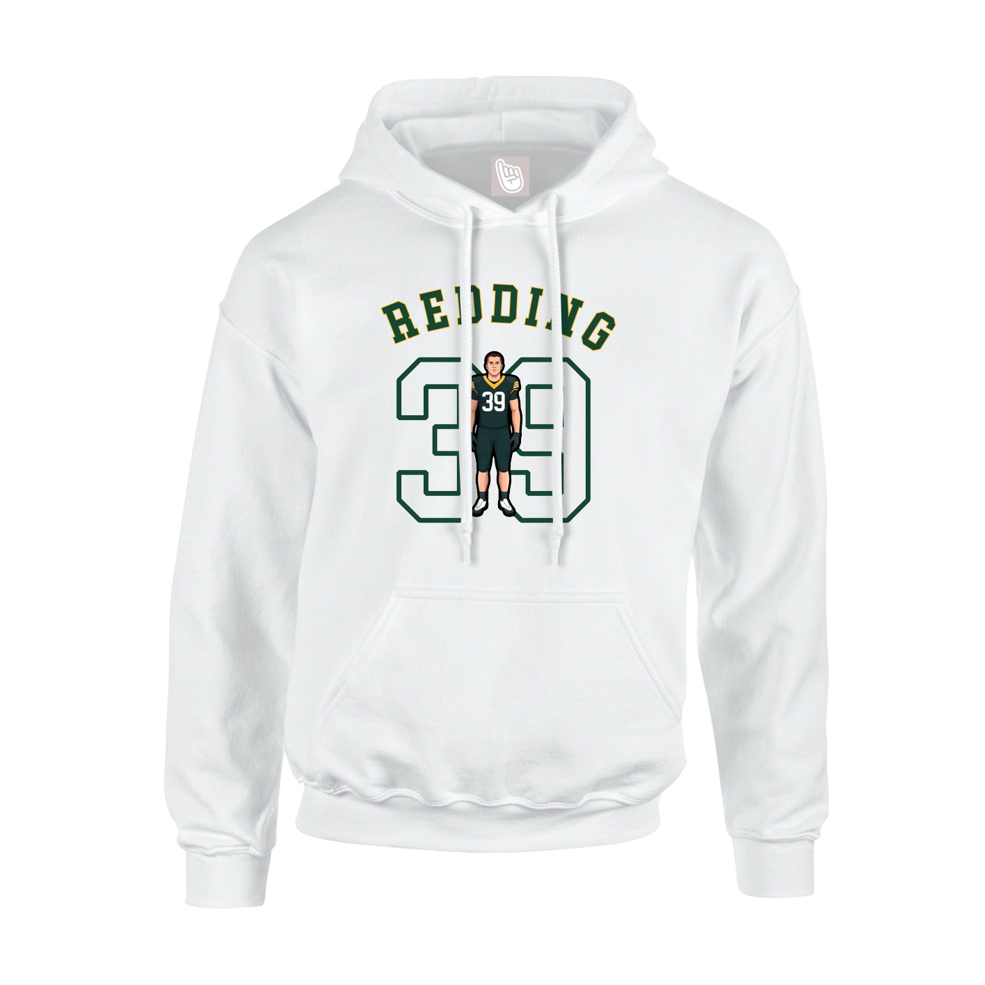 Hoodie — Shirsey Arch in White