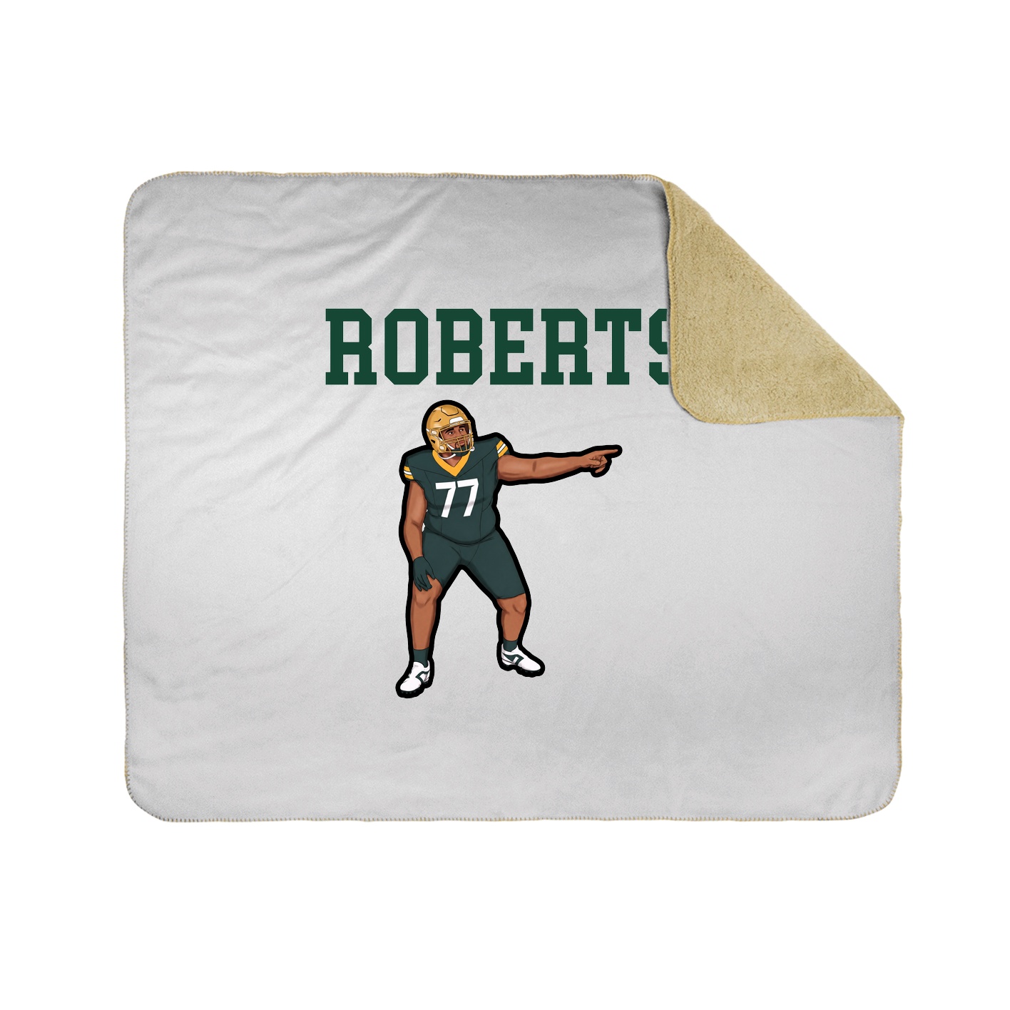 Throw Blanket — Shirsey in White