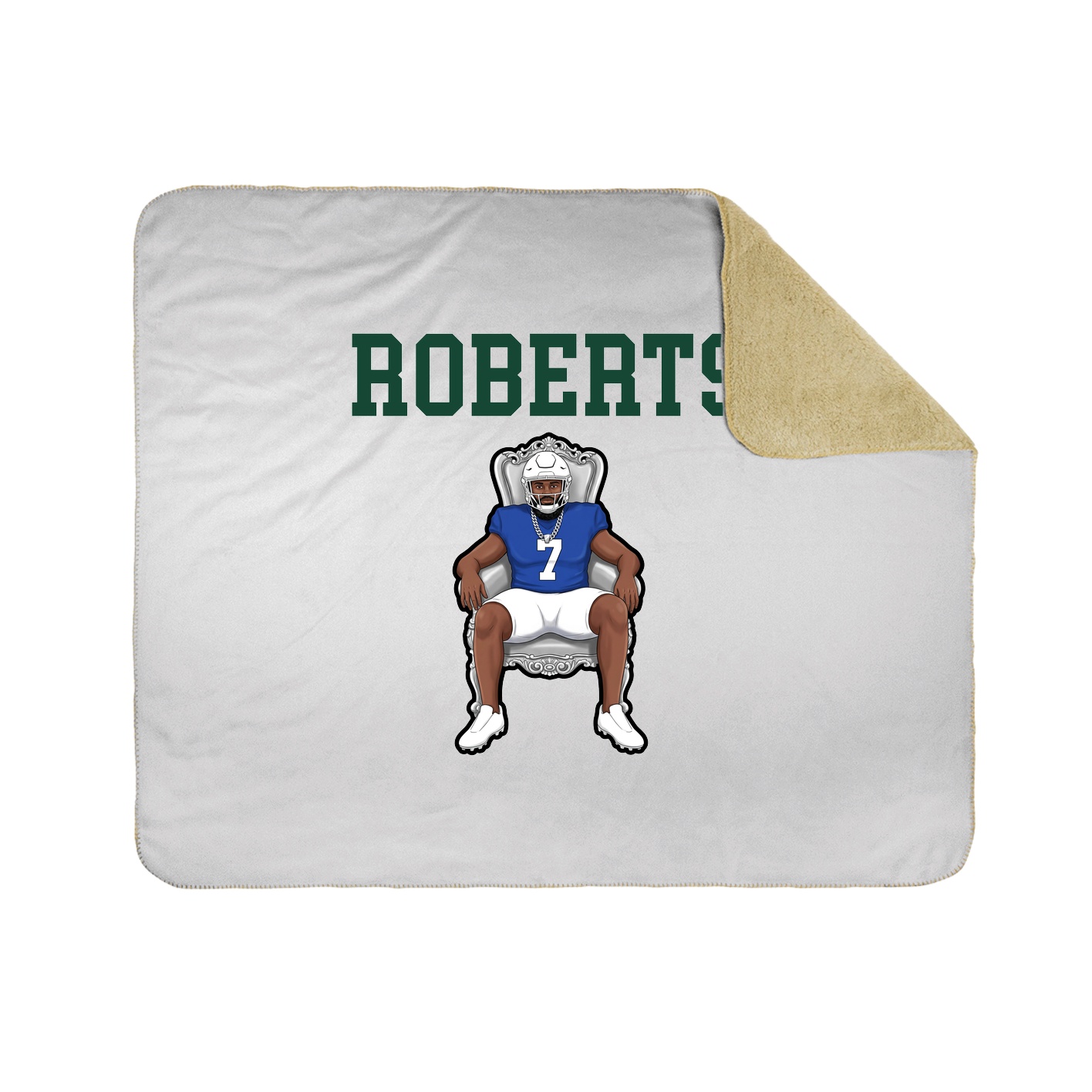 Throw Blanket — Shirsey in White