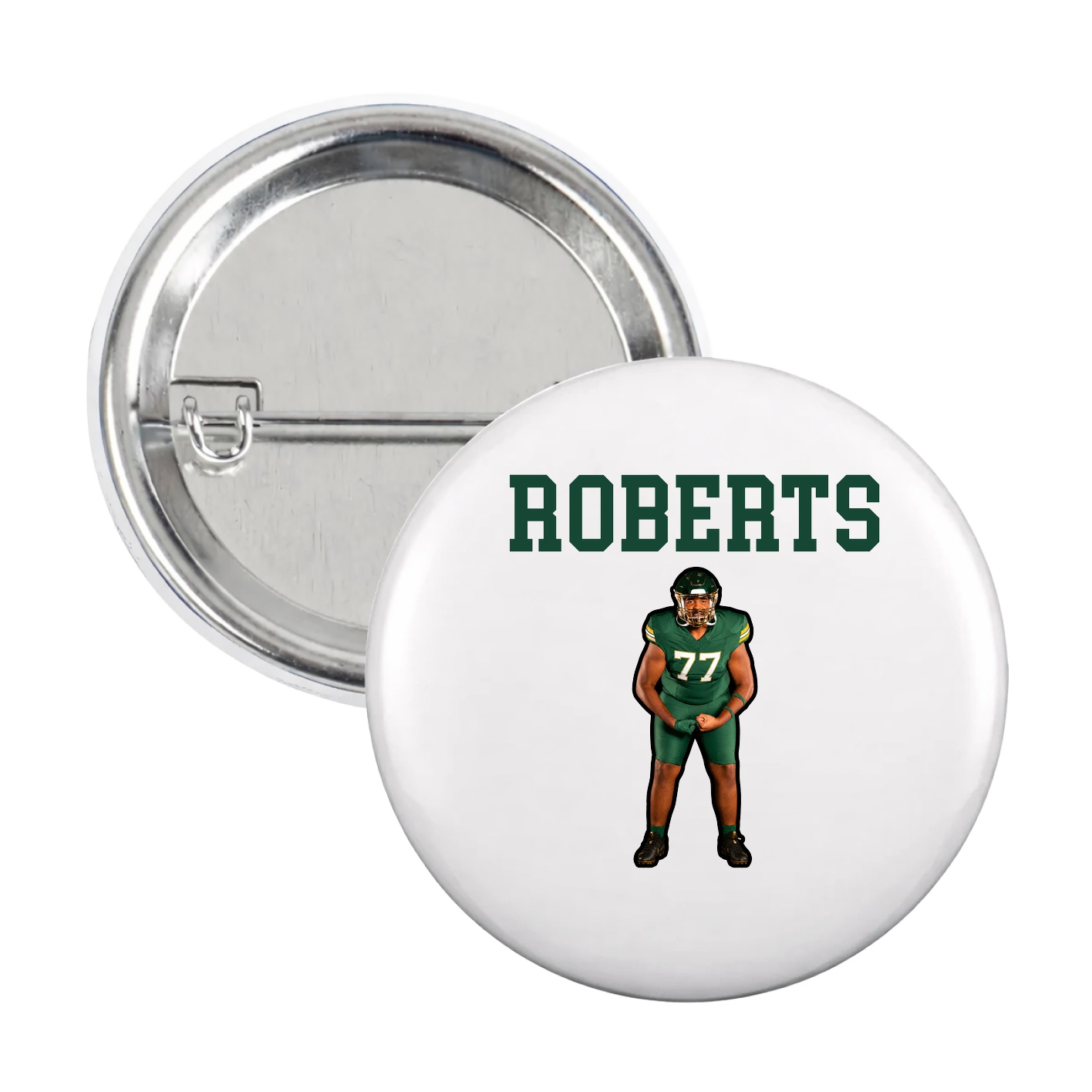Game Day Button — Shirsey in White
