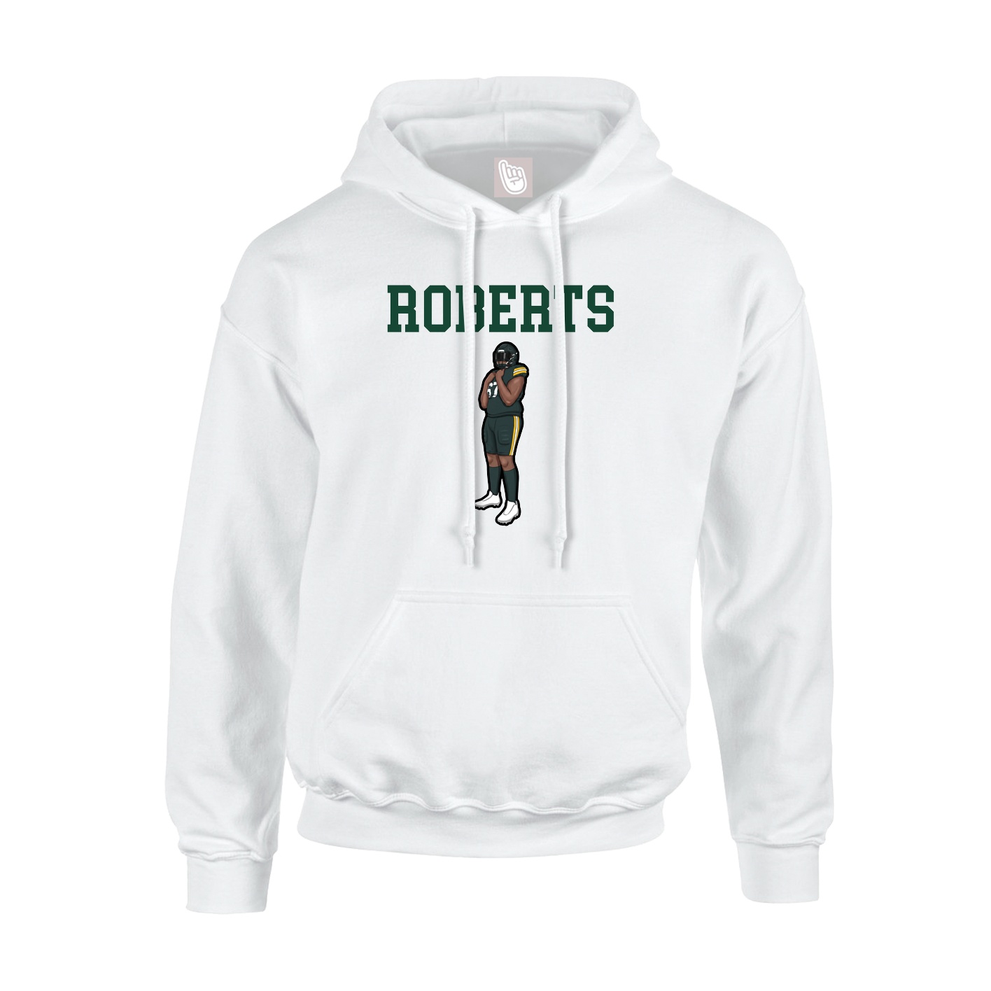 Hoodie — Shirsey in White