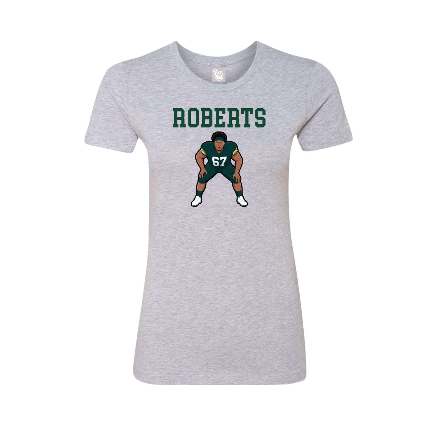 Fitted Women's Tee — Shirsey in Grey