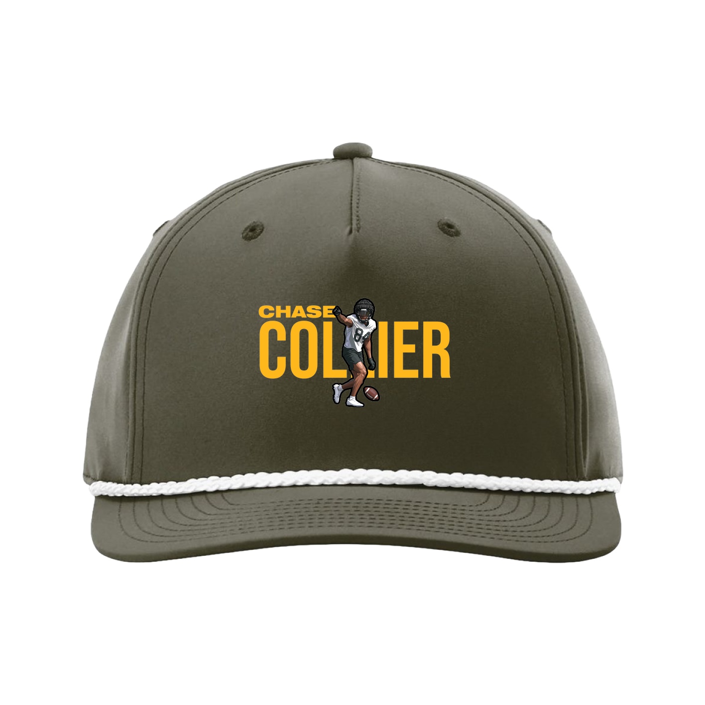 Five-Panel Classic Rope Cap — Player Name in Green