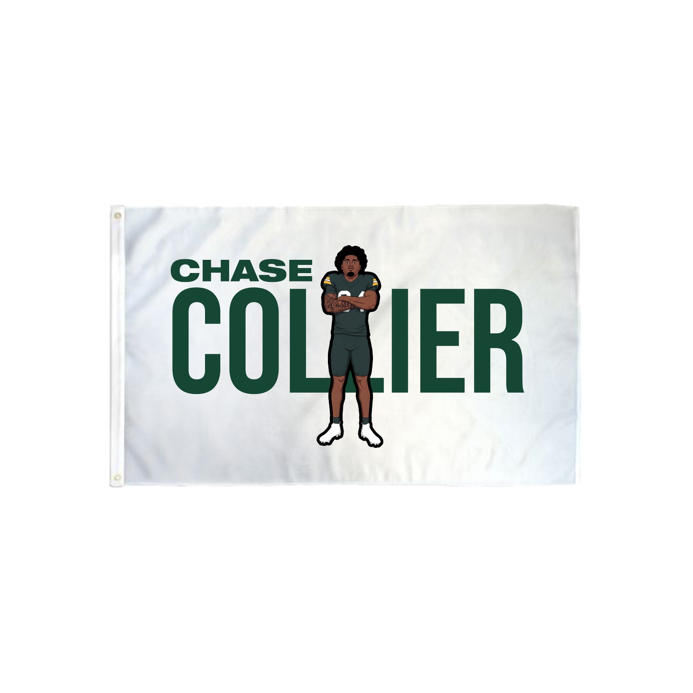 3x5 Flag — Player Name in Classic