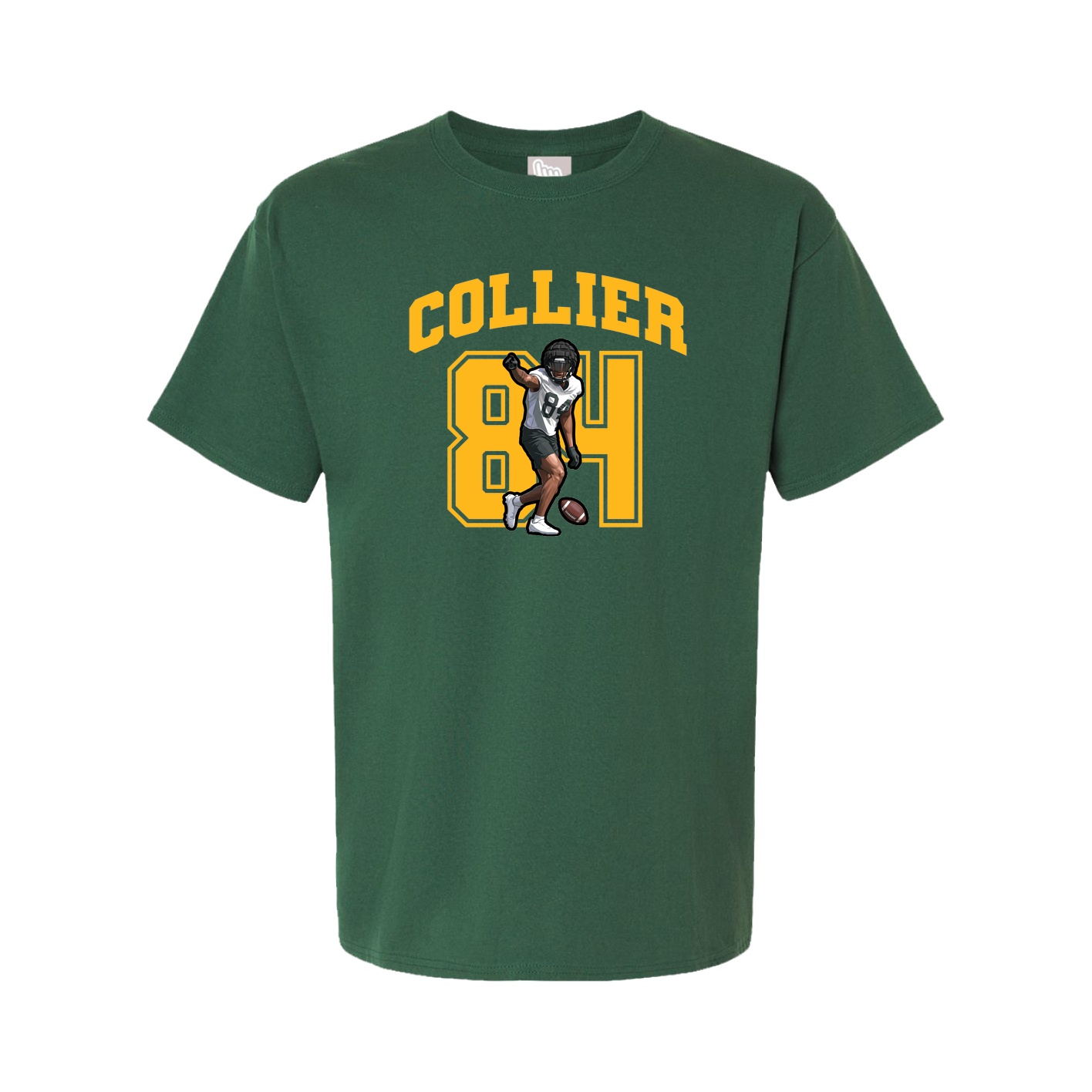 Youth Tee — Number in Green