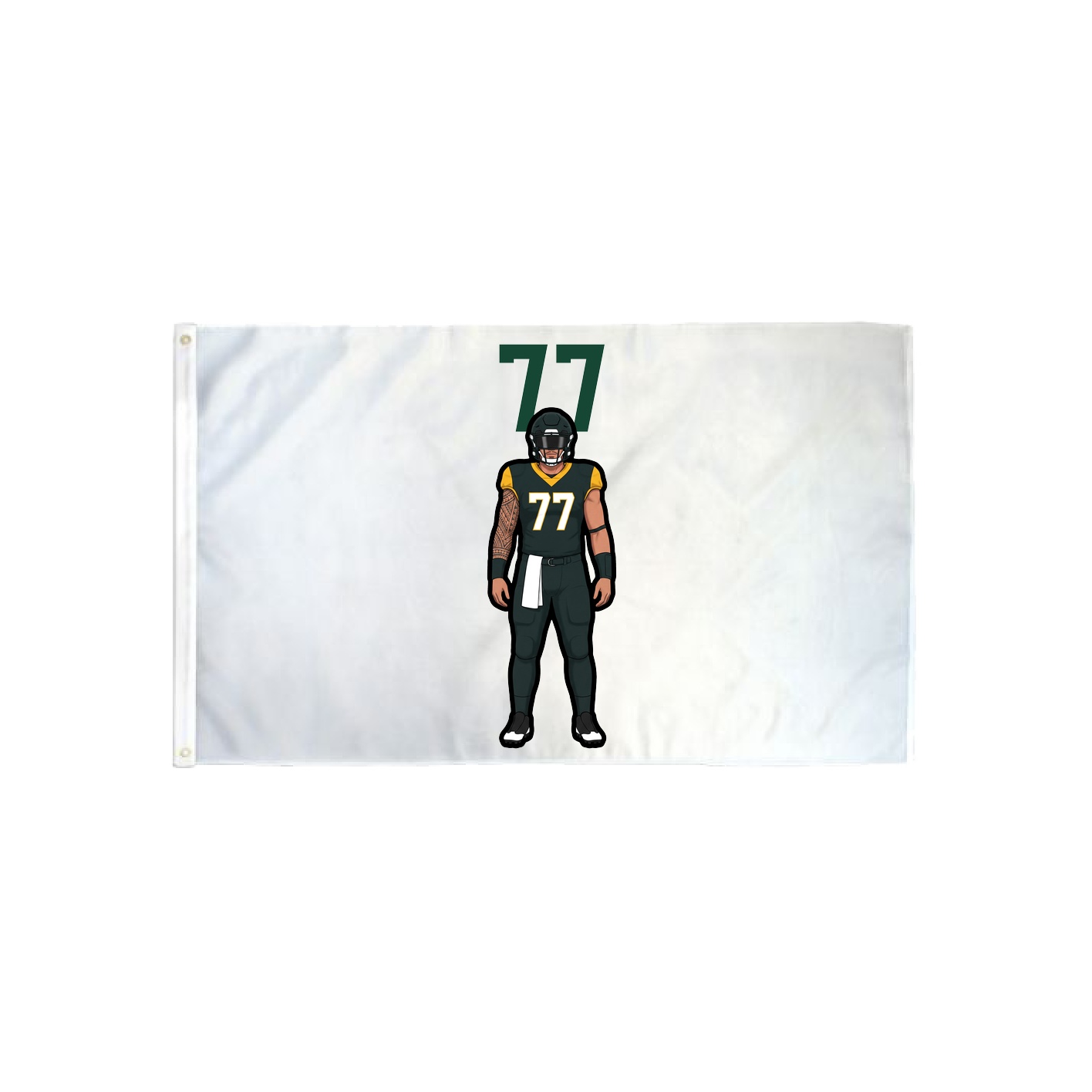 3x5 Flag — Number Top in Classic