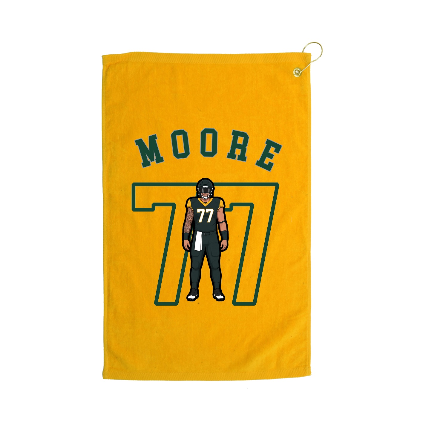 Golf Towel — Shirsey Arch in Gold
