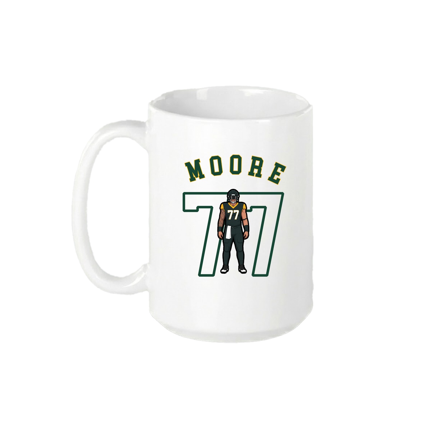 15oz Coffee Mug — Shirsey Arch in White