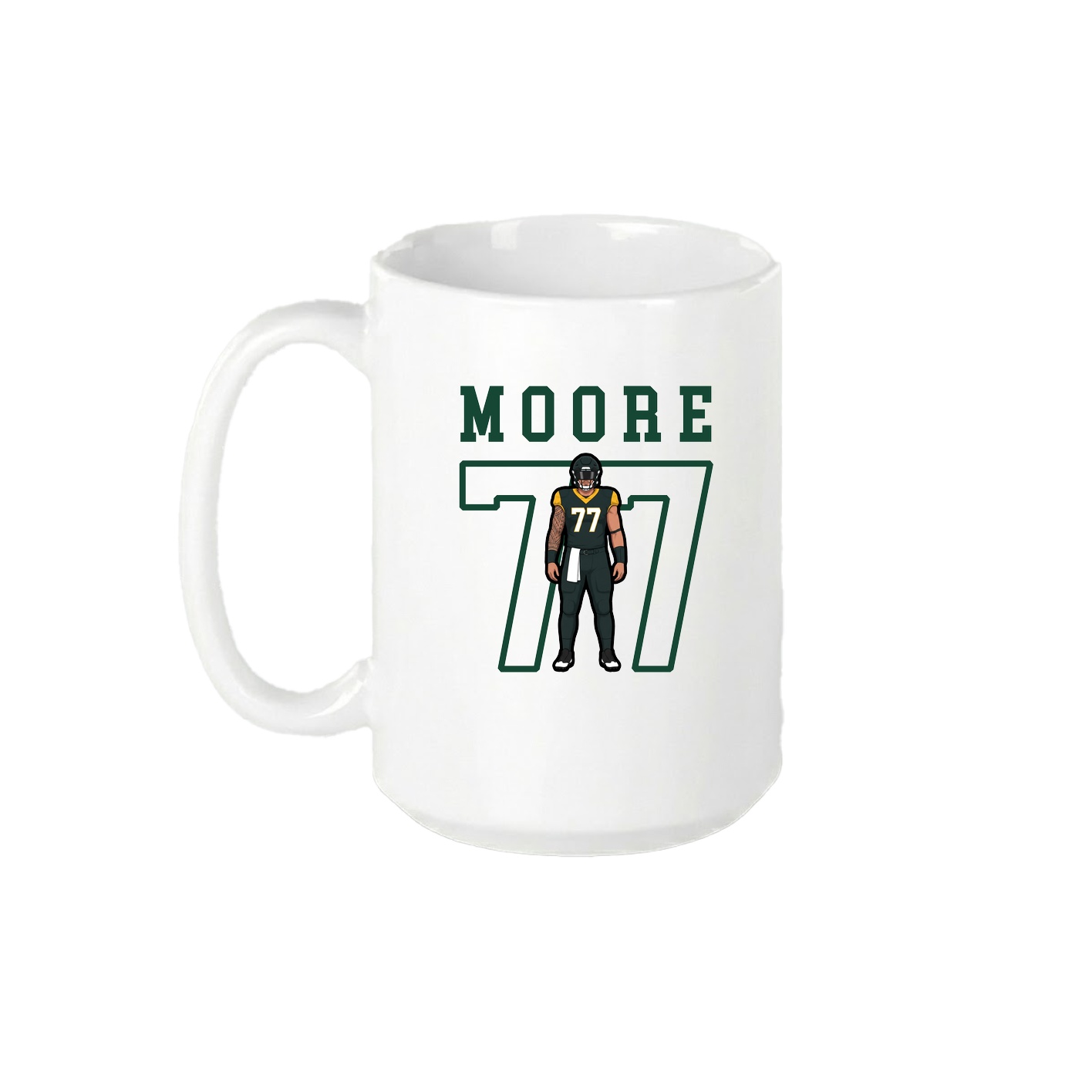 15oz Coffee Mug — Shirsey in White