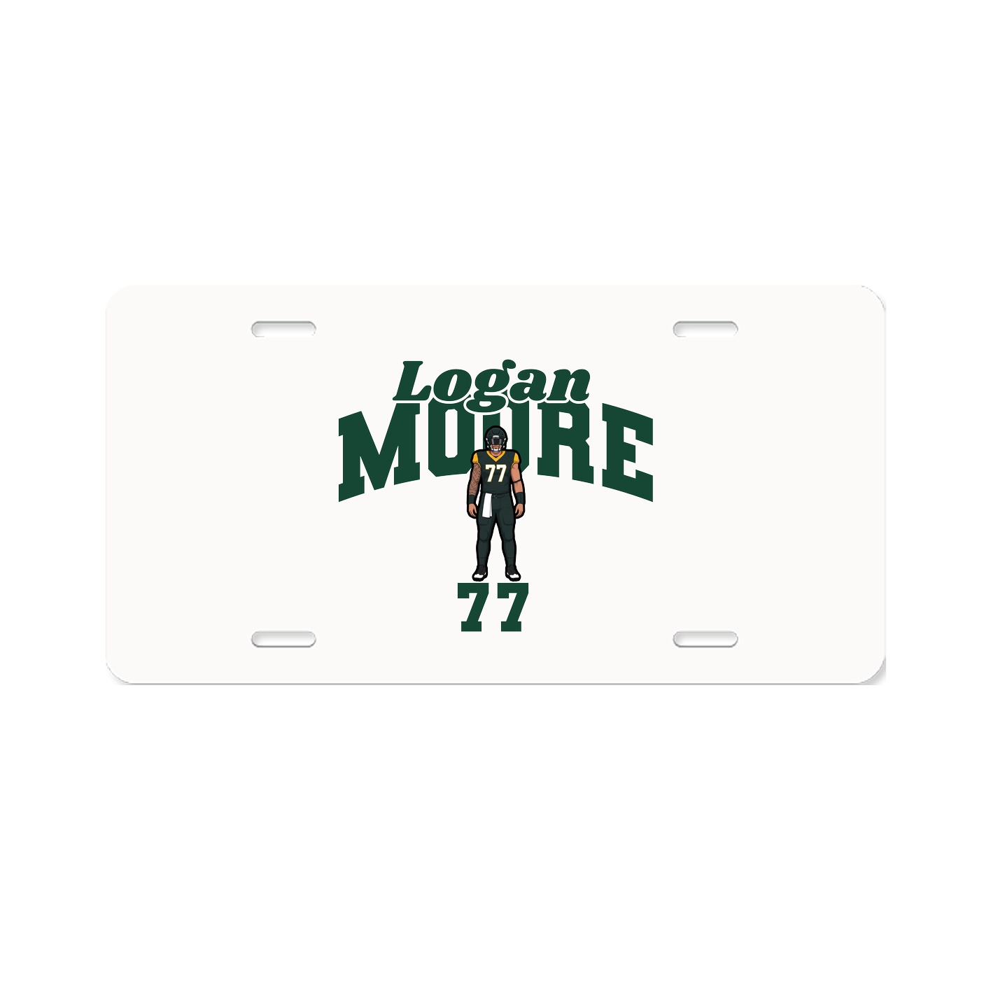 License Plate — Signature Arch in Classic