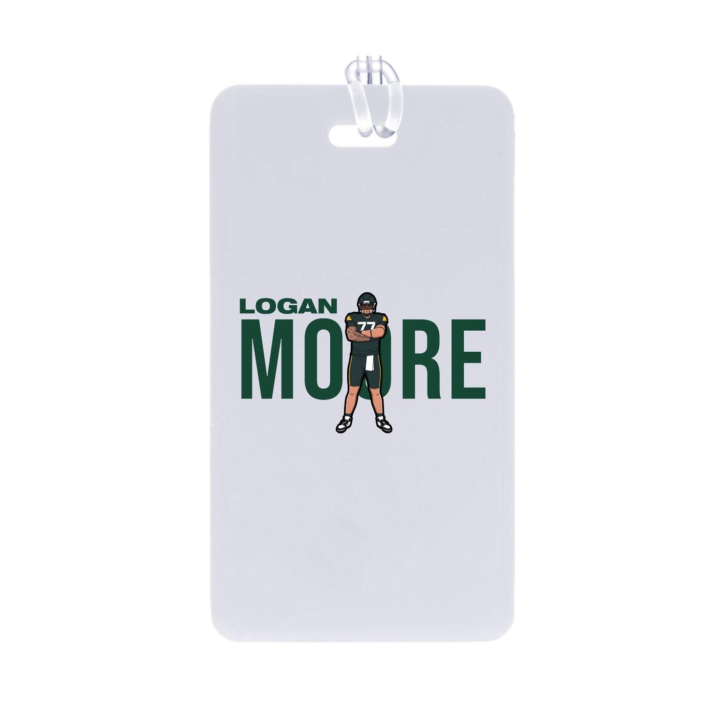 Bag Tag — Player Name in Classic