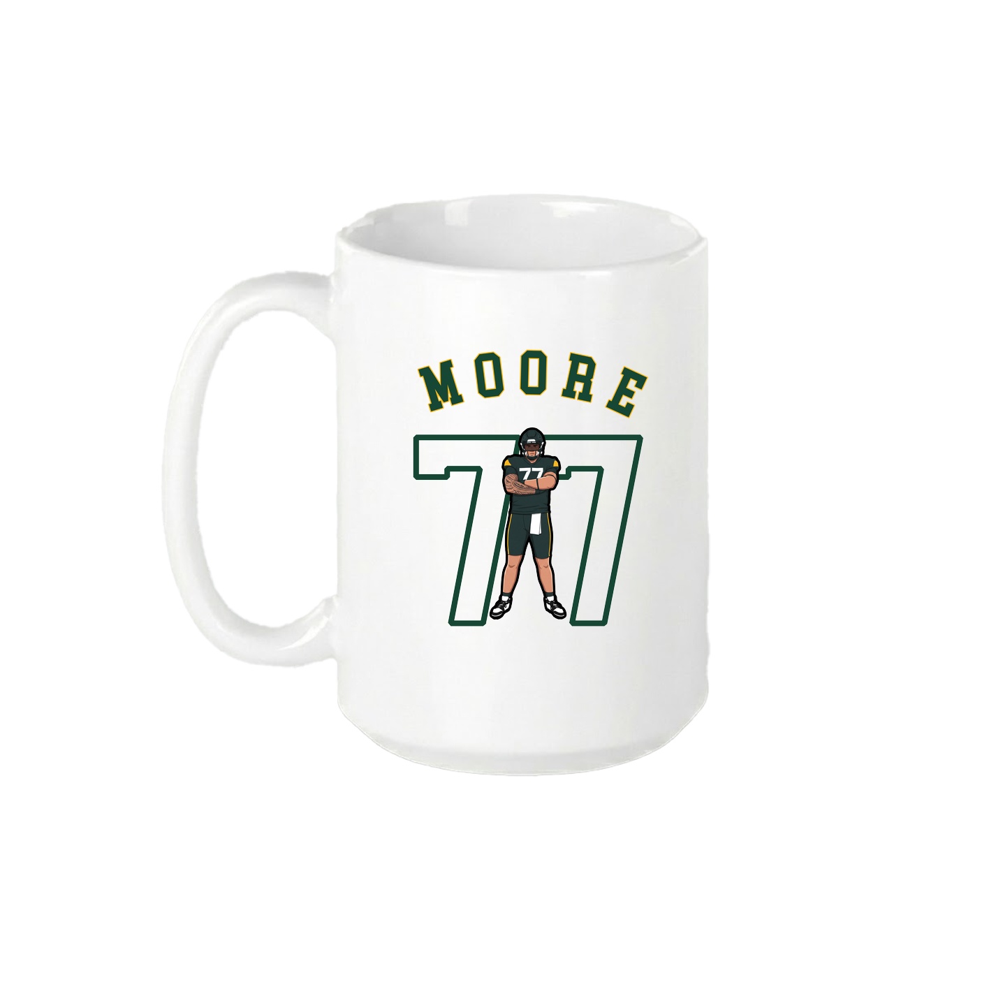 15oz Coffee Mug — Shirsey Arch in White