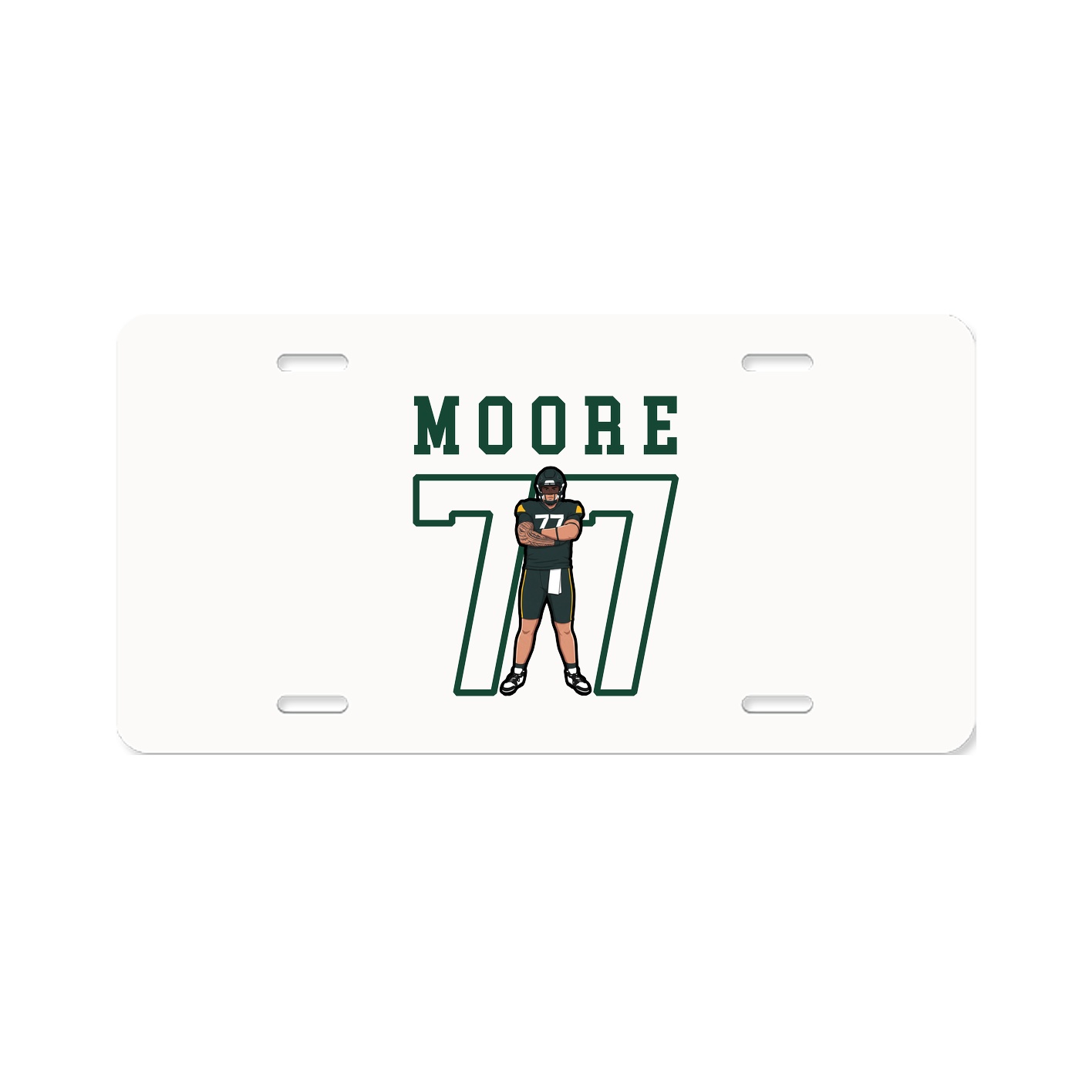 License Plate — Shirsey in Classic