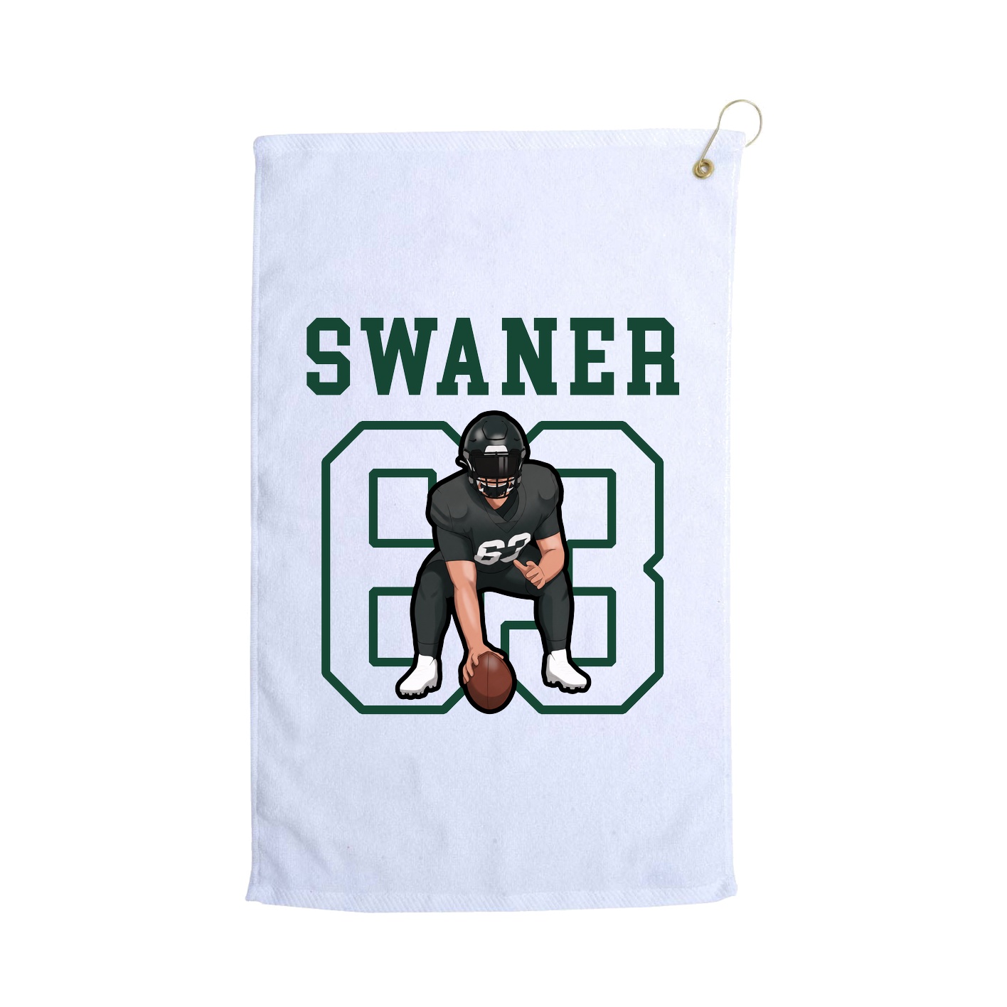 Golf Towel — Shirsey in White