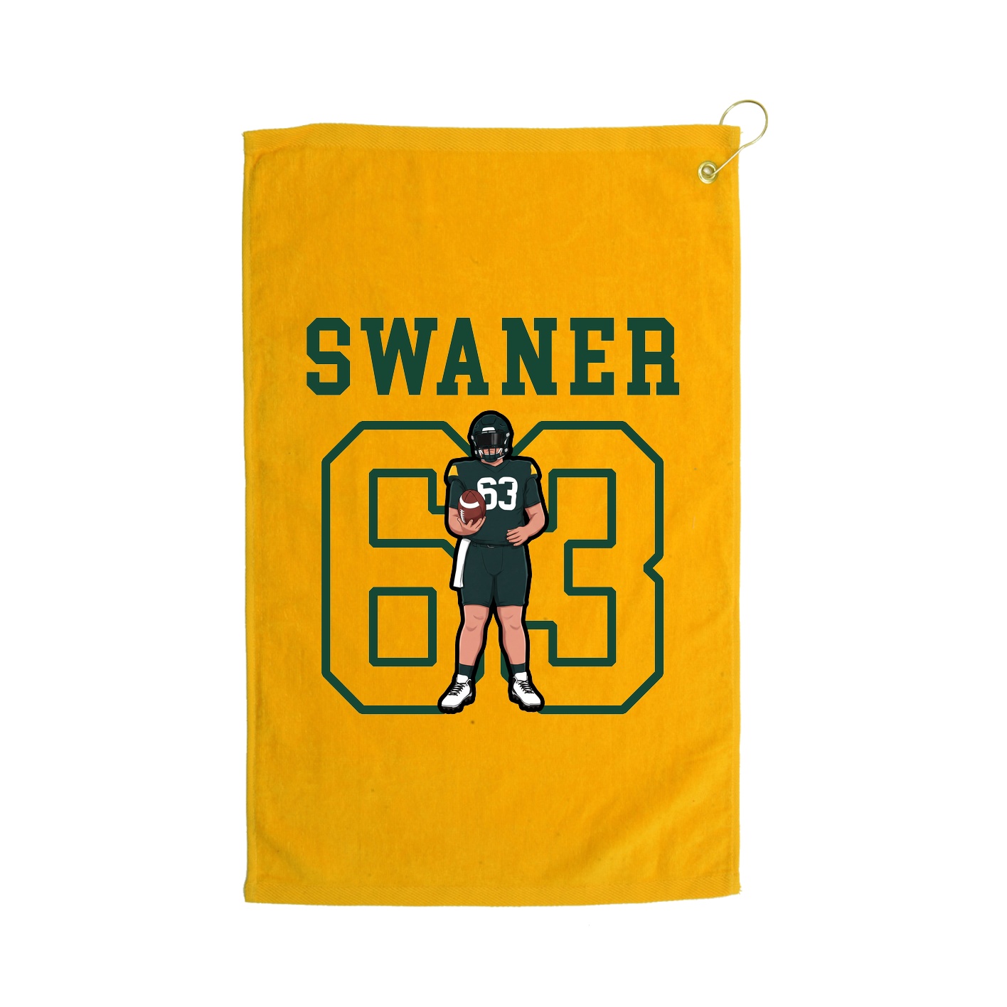 Golf Towel — Shirsey in Gold