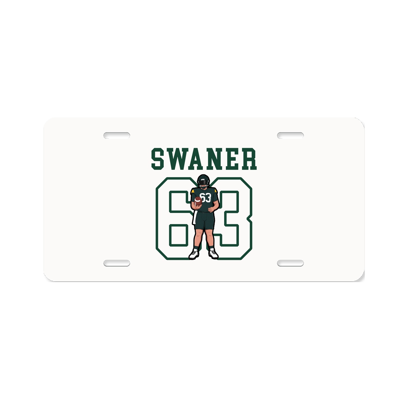 License Plate — Shirsey in Classic