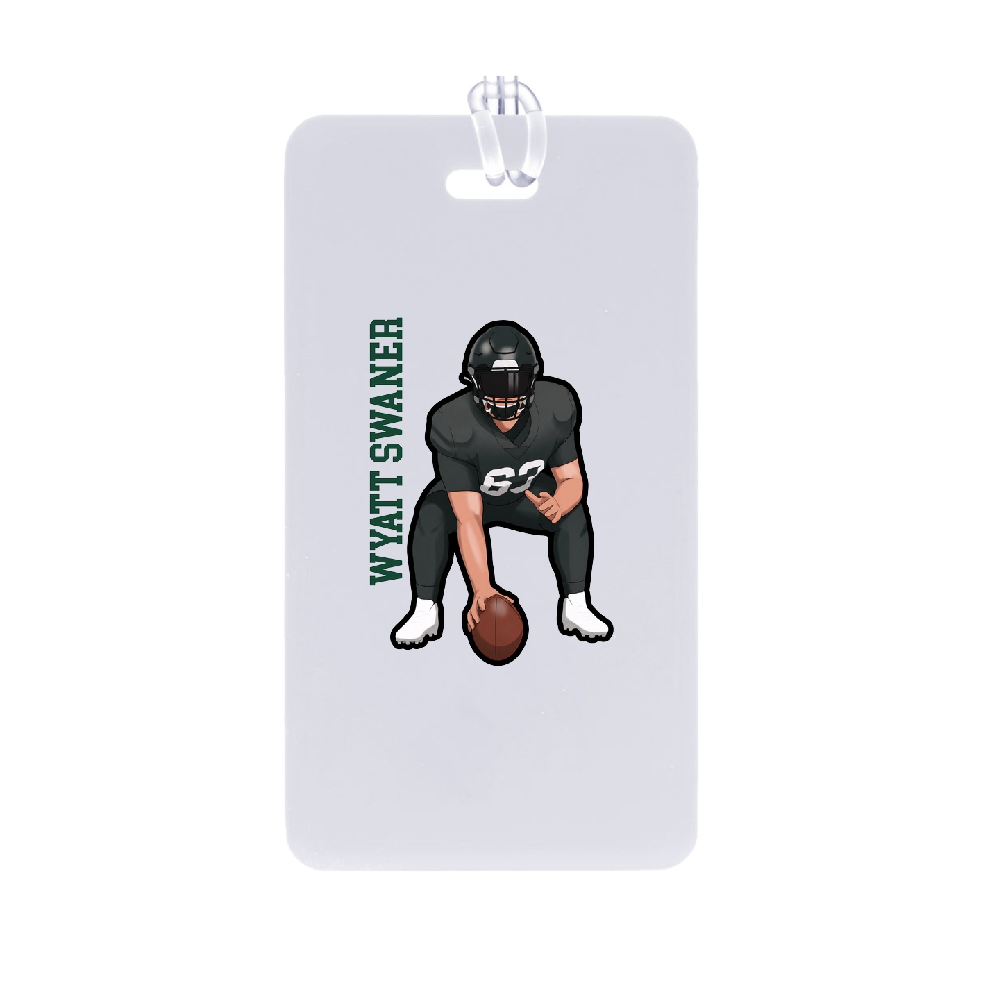 Bag Tag — Name Vertical in Classic