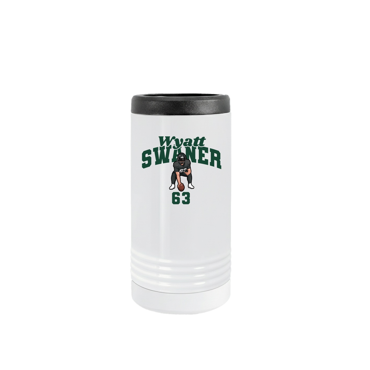 Slim Beverage Holder — Signature Arch in White