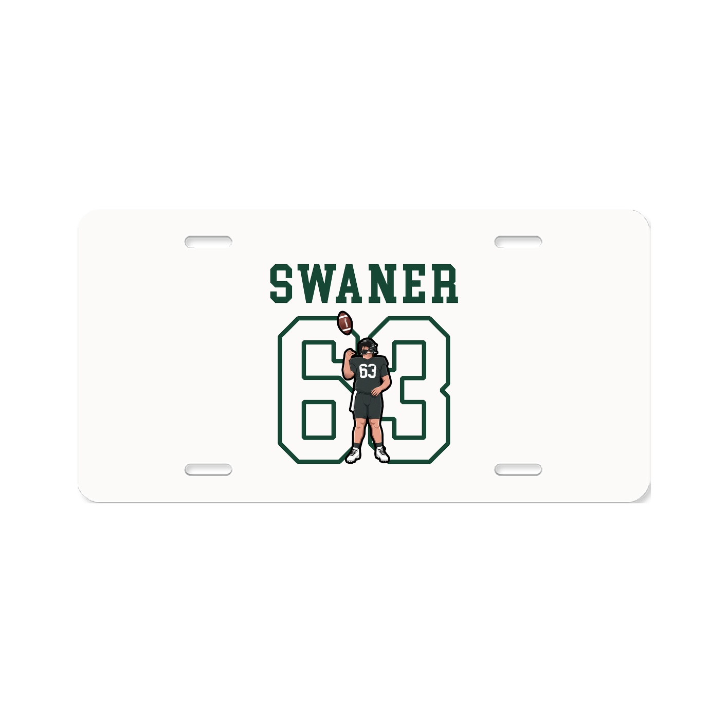 License Plate — Shirsey in Classic
