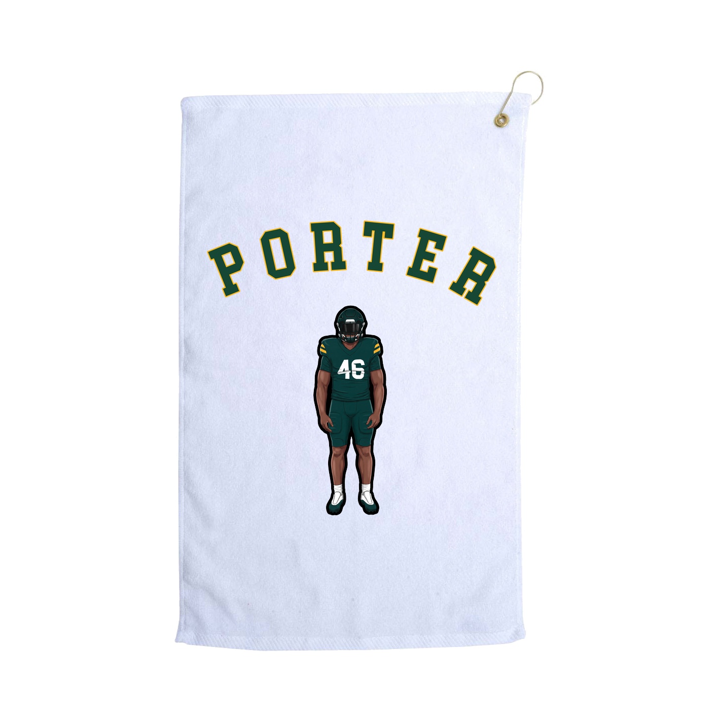 Golf Towel — Shirsey Arch in White