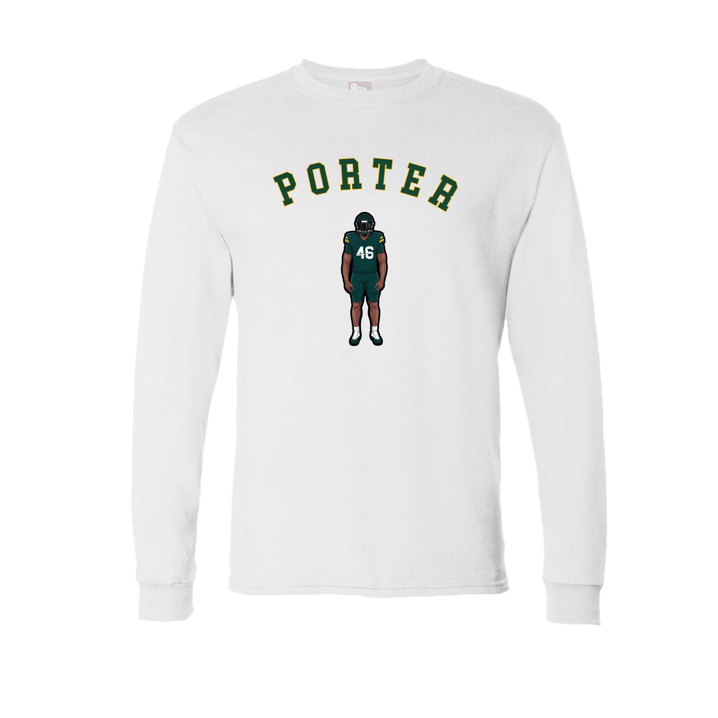 Long Sleeve Tee — Shirsey Arch in White