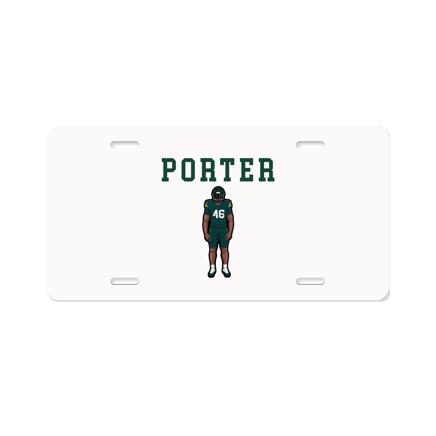 License Plate — Shirsey in Classic